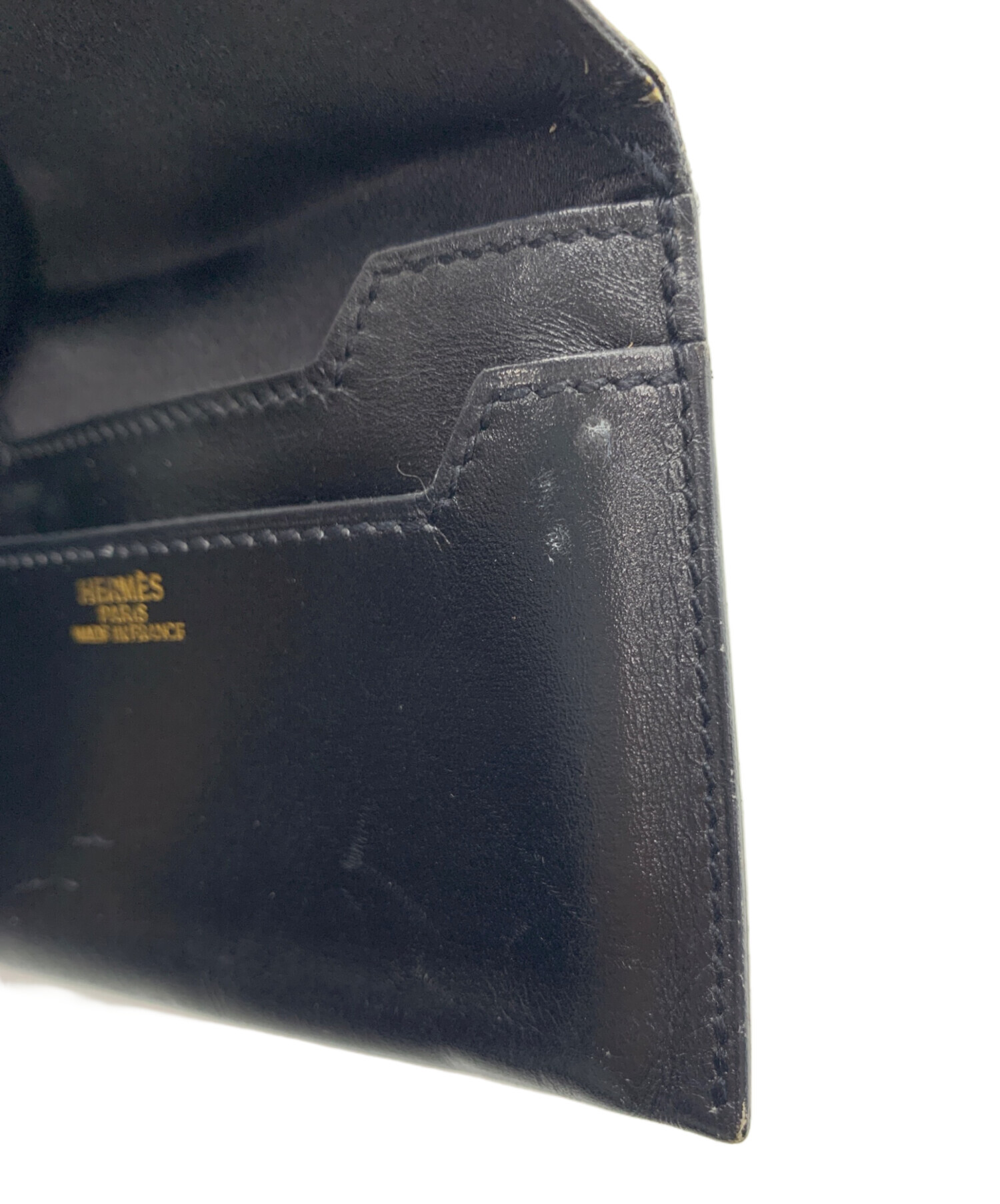 中古・古着通販】HERMES (エルメス) 名刺入れ ブラック｜ブランド