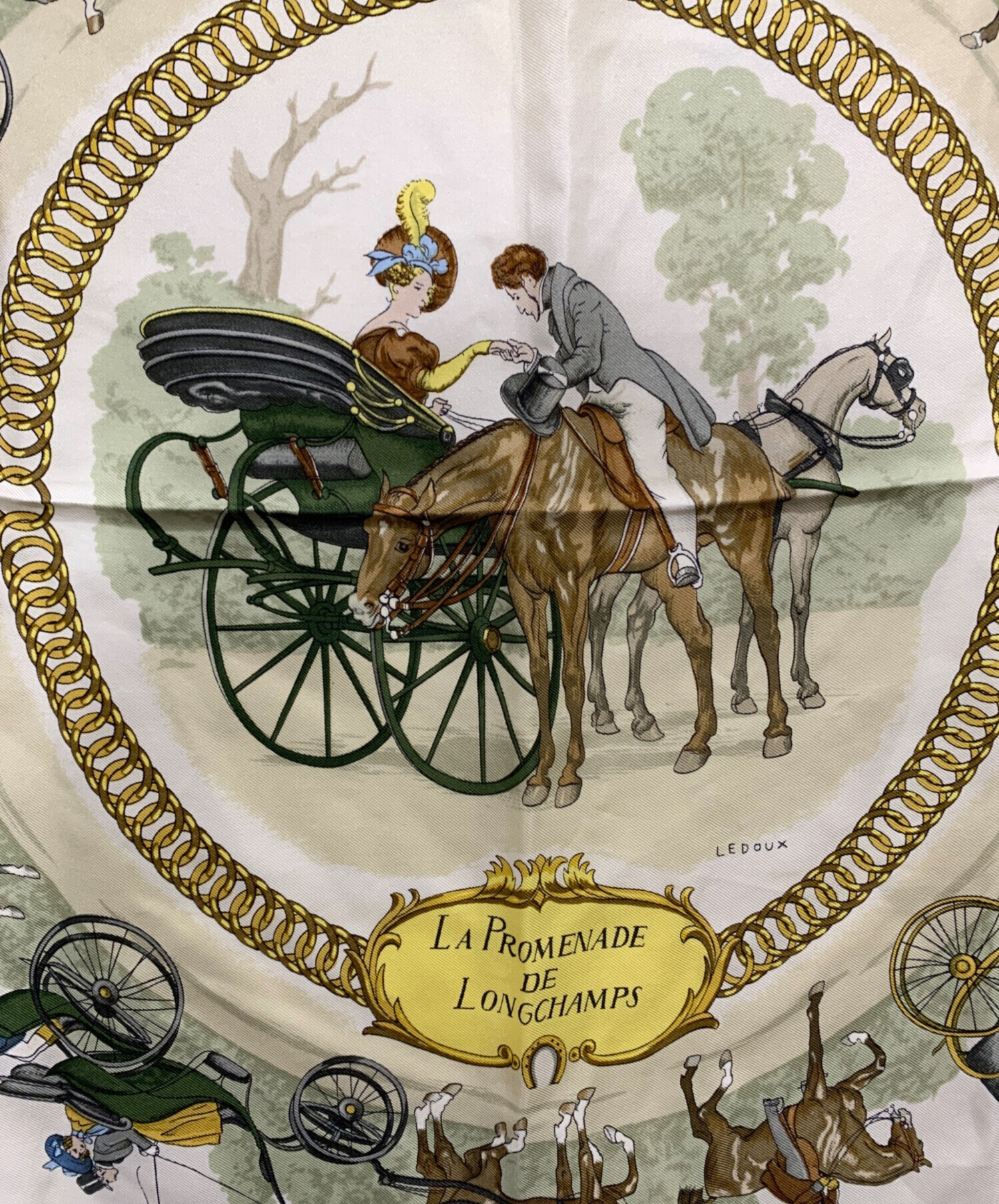 HERMES エルメス カレ90 ロンシャン ピンク HERMES エルメス カレ90 ロンシャン ピンク HERMES エルメス カレ90