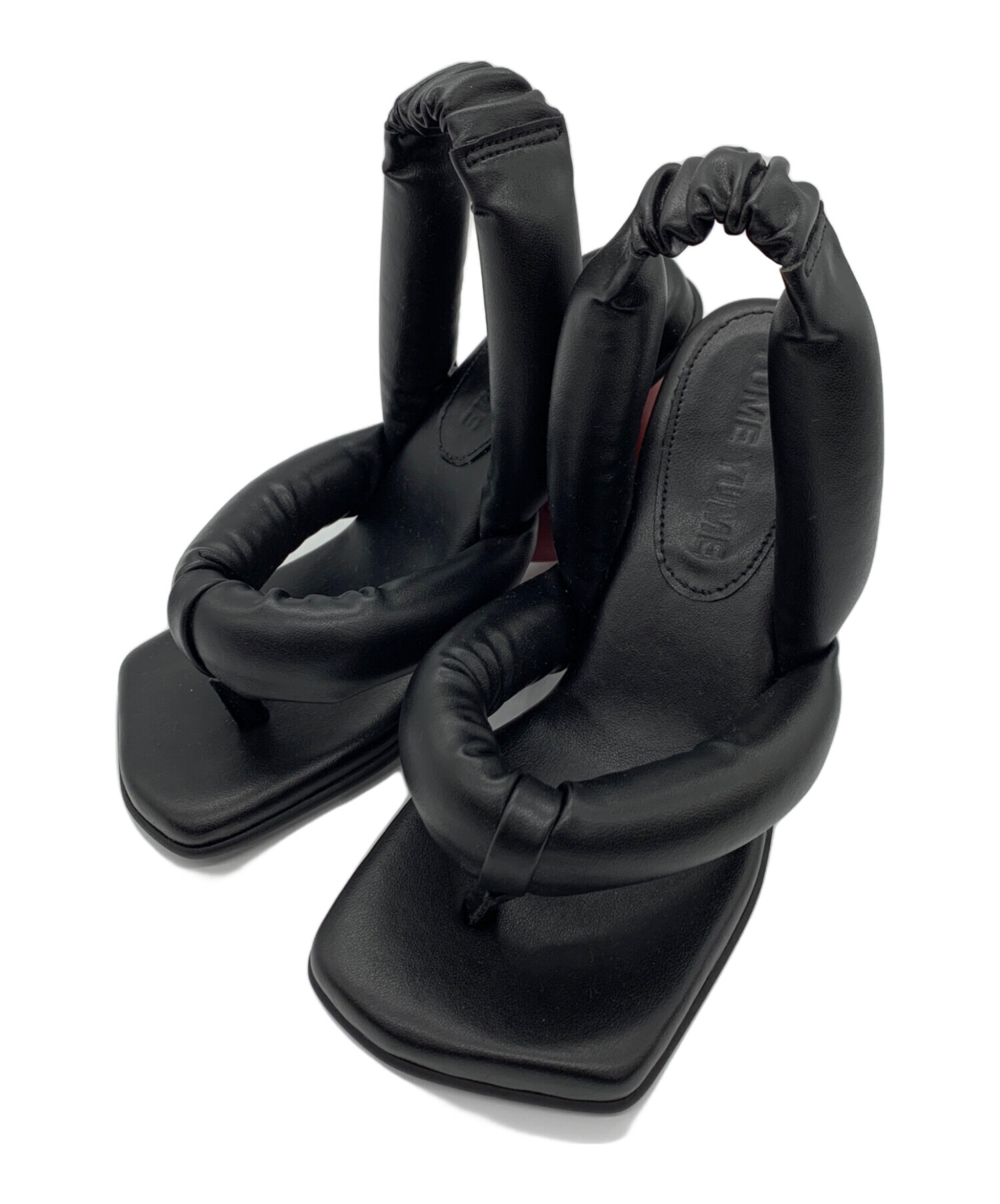 中古・古着通販】YUME YUME (ユメユメ) LOVE HEEL ブラック×レッド