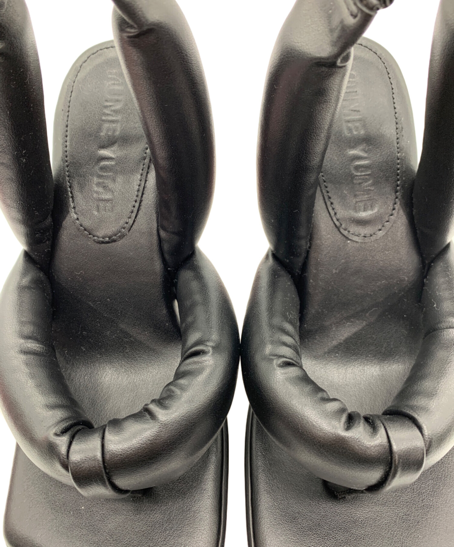 中古・古着通販】YUME YUME (ユメユメ) LOVE HEEL ブラック×レッド
