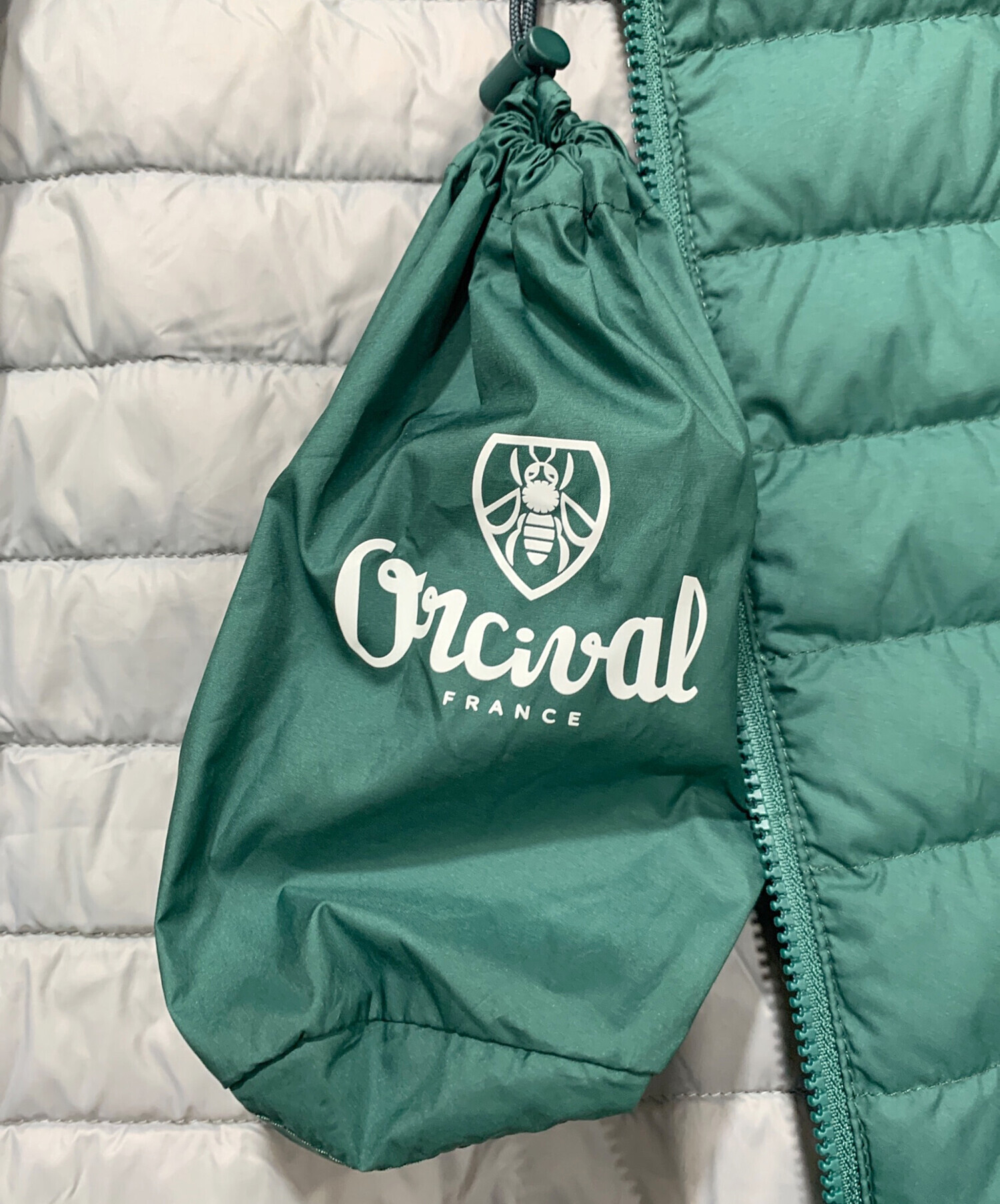 中古・古着通販】ORCIVAL (オーシバル) ダウンベスト グリーン サイズ