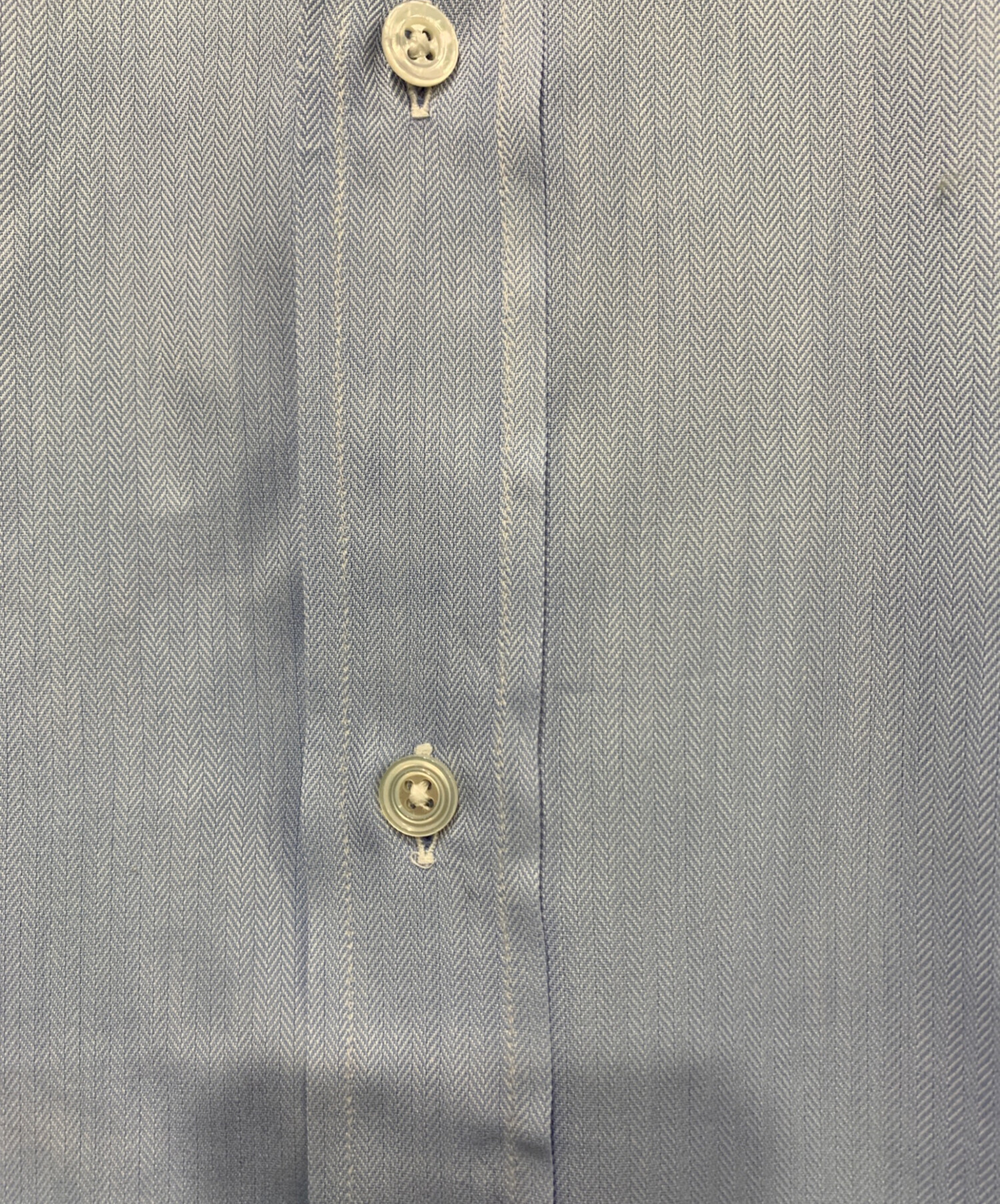 中古・古着通販】HERMES (エルメス) 長袖シャツ スカイブルー サイズ 