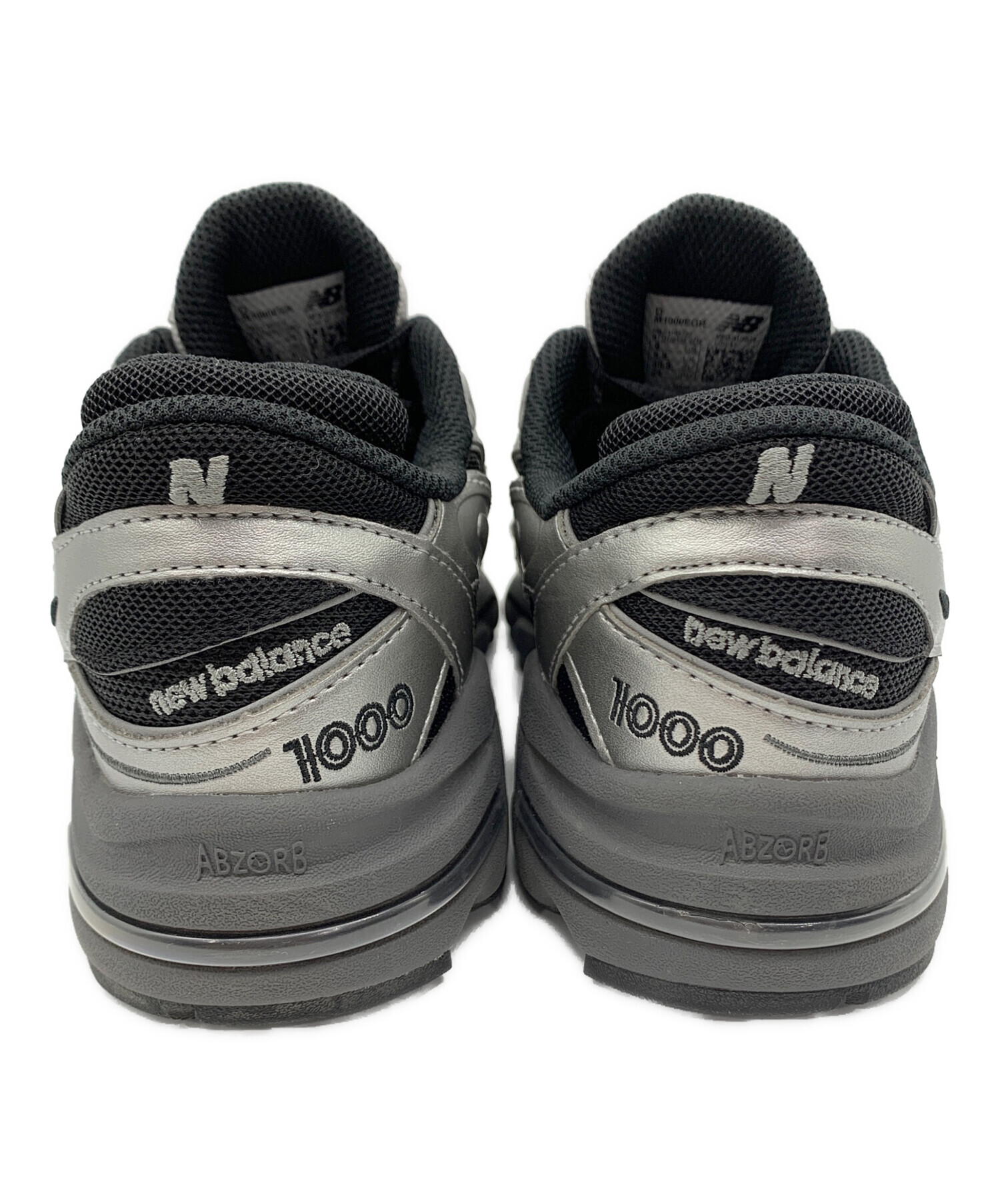 ニューバランス M1000EGR 新品 シルバー グレー ブラック 26 New Balance M1000EGR SILVER（ニューバランス M1000EGR-シルバー