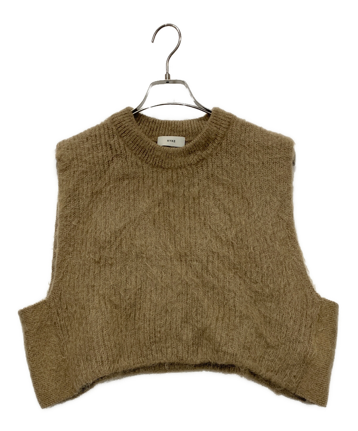 HYKE ハイク　ニットベスト　ビスチェ 中古・古着通販】HYKE (ハイク) ニットベスト ベージュ サイズ:FREE