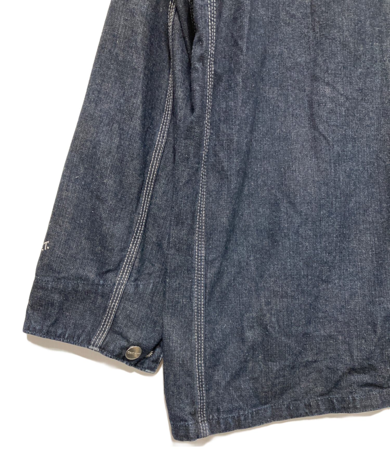 Carhartt カバーオール インディゴ CARHARTT WIP×INVINCIBLE DENIM CHORE COAT MAXカバーオール