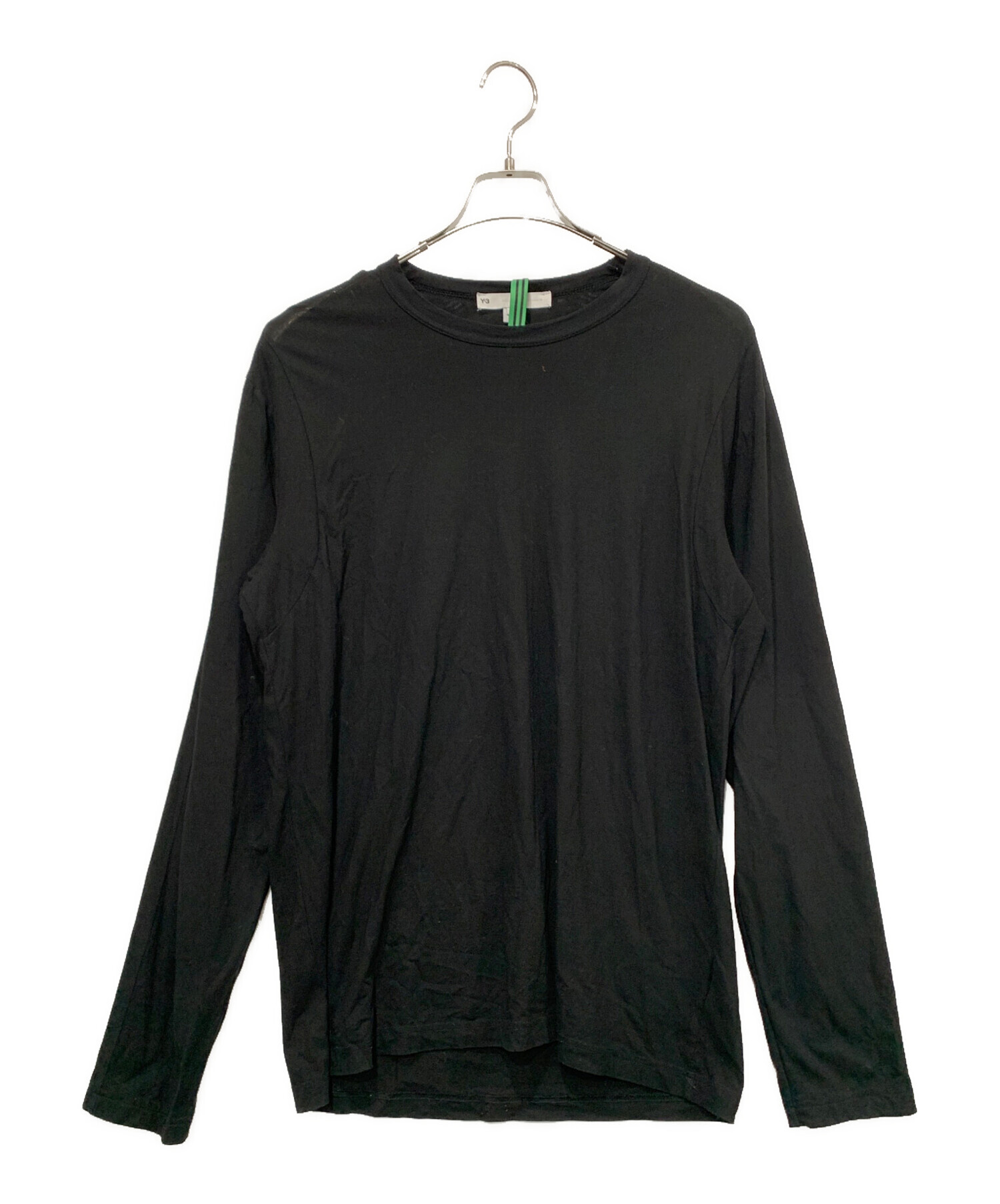 中古・古着通販】Y-3 (ワイスリー) 長袖カットソー ブラック サイズ:M 