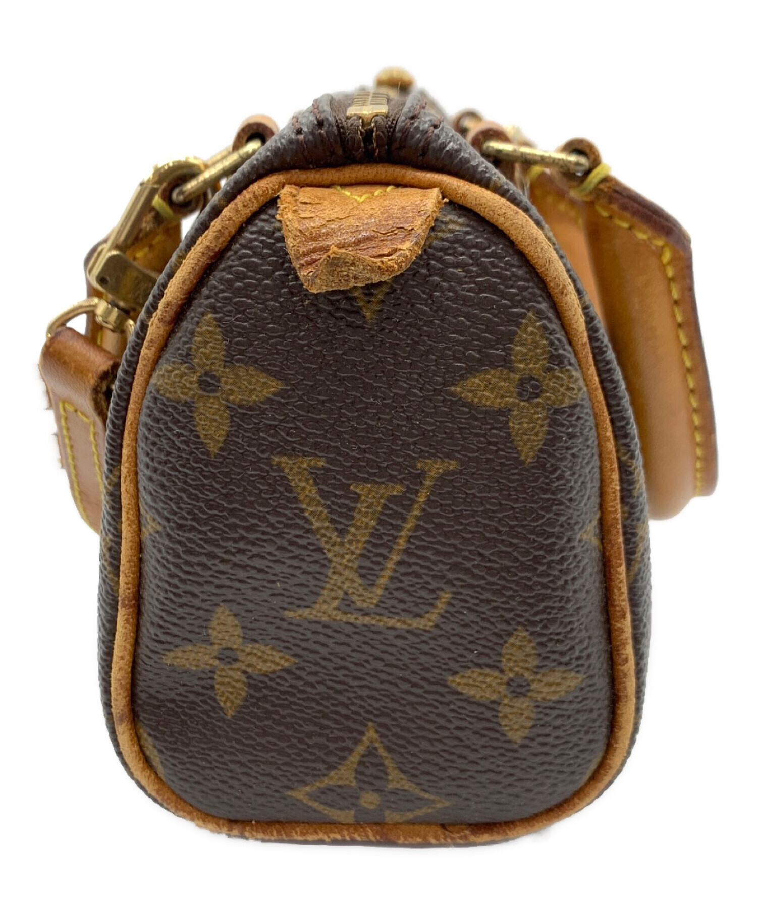 ルイ・ヴィトン ハンドバッグ ブラウン 中古・古着通販】LOUIS VUITTON (ルイ ヴィトン) ハンドバッグ