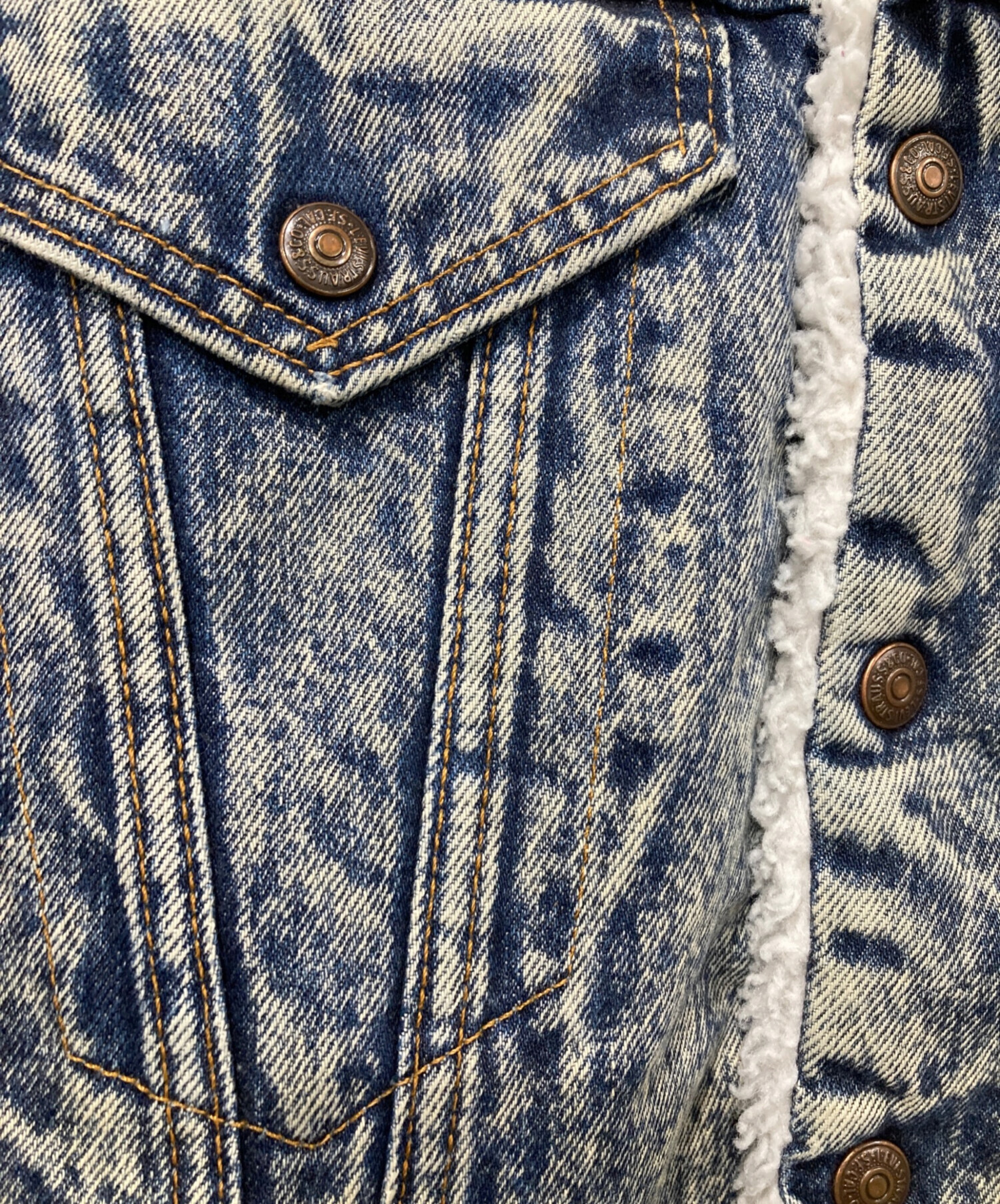 中古・古着通販】LEVI'S (リーバイス) デニムジャケット インディゴ