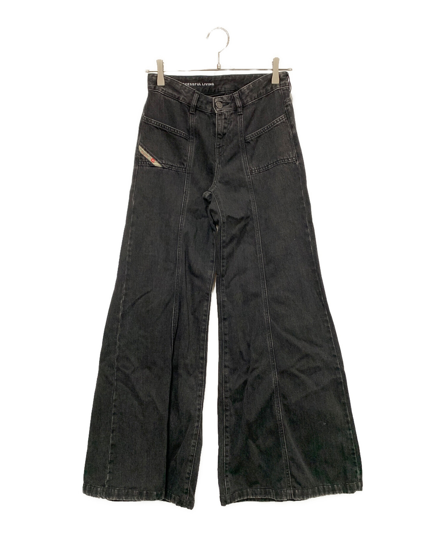 中古・古着通販】DIESEL (ディーゼル) D-AKIIデニムパンツ ブラック