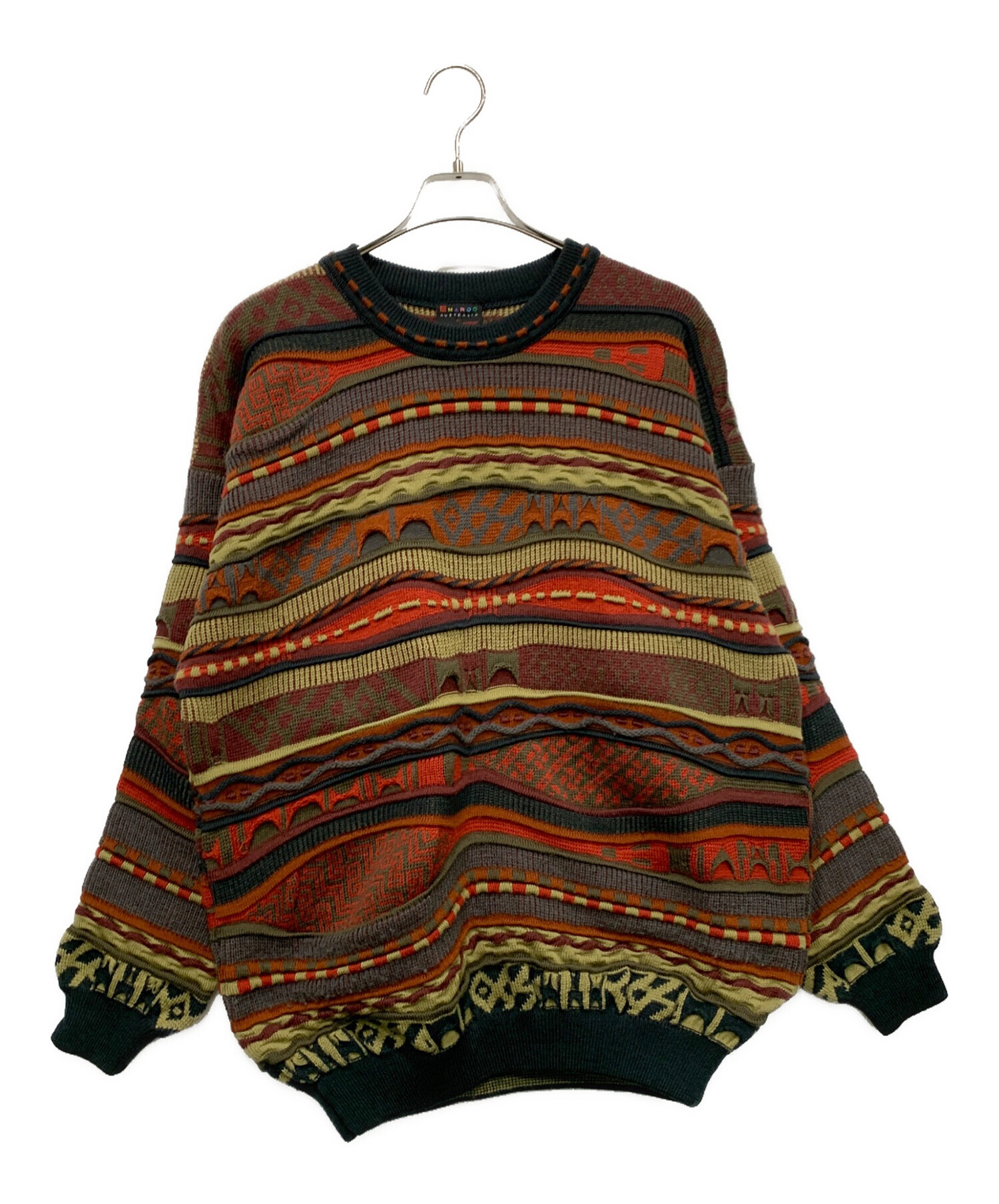 中古・古着通販】Emaroo (エマルー) 3Dニット マルチカラー サイズ