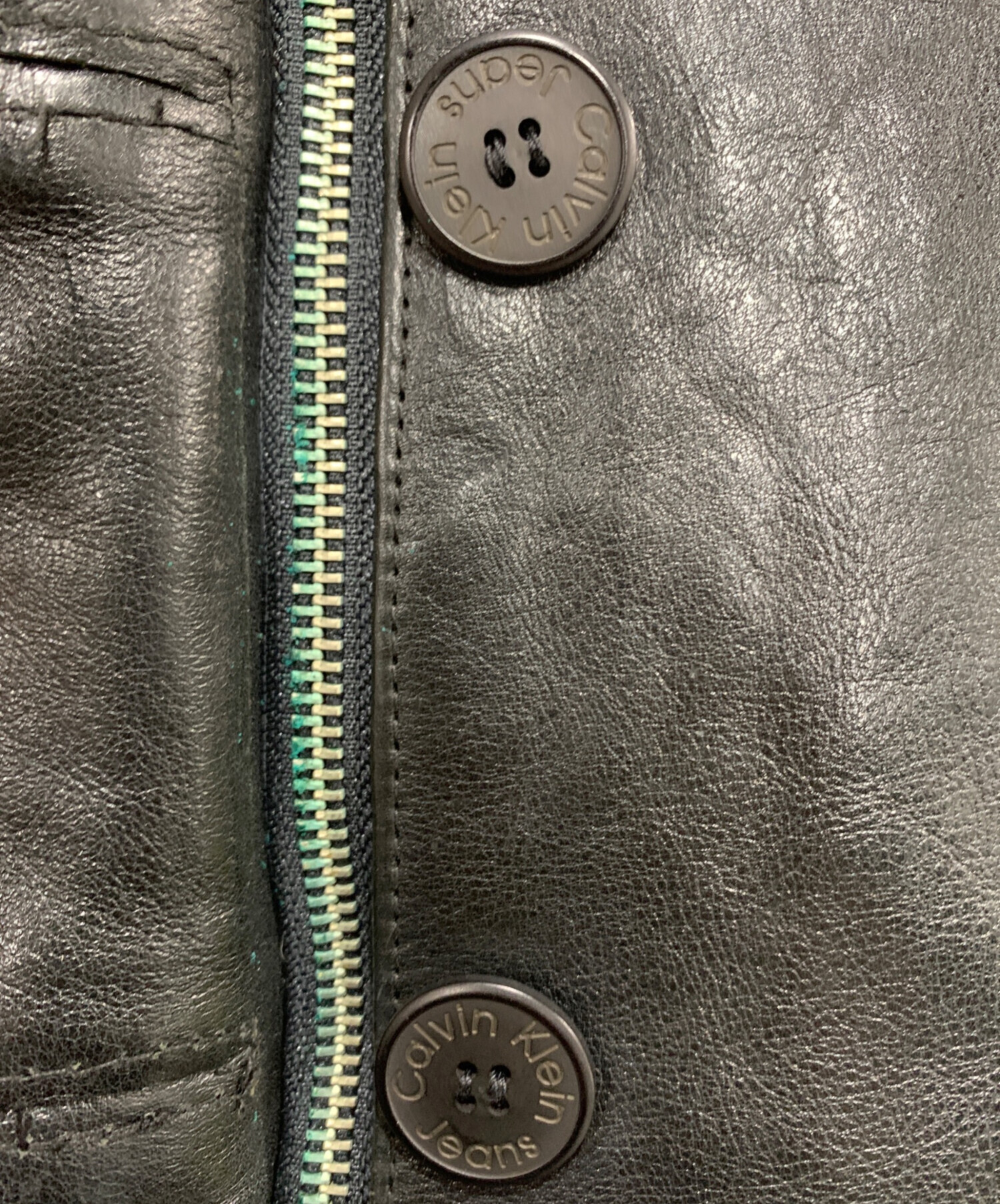 中古・古着通販】Calvin Klein (カルバンクライン) レザージャケット