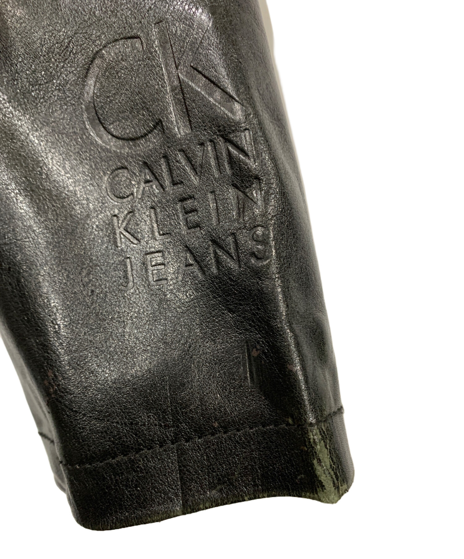 中古・古着通販】Calvin Klein (カルバンクライン) レザージャケット