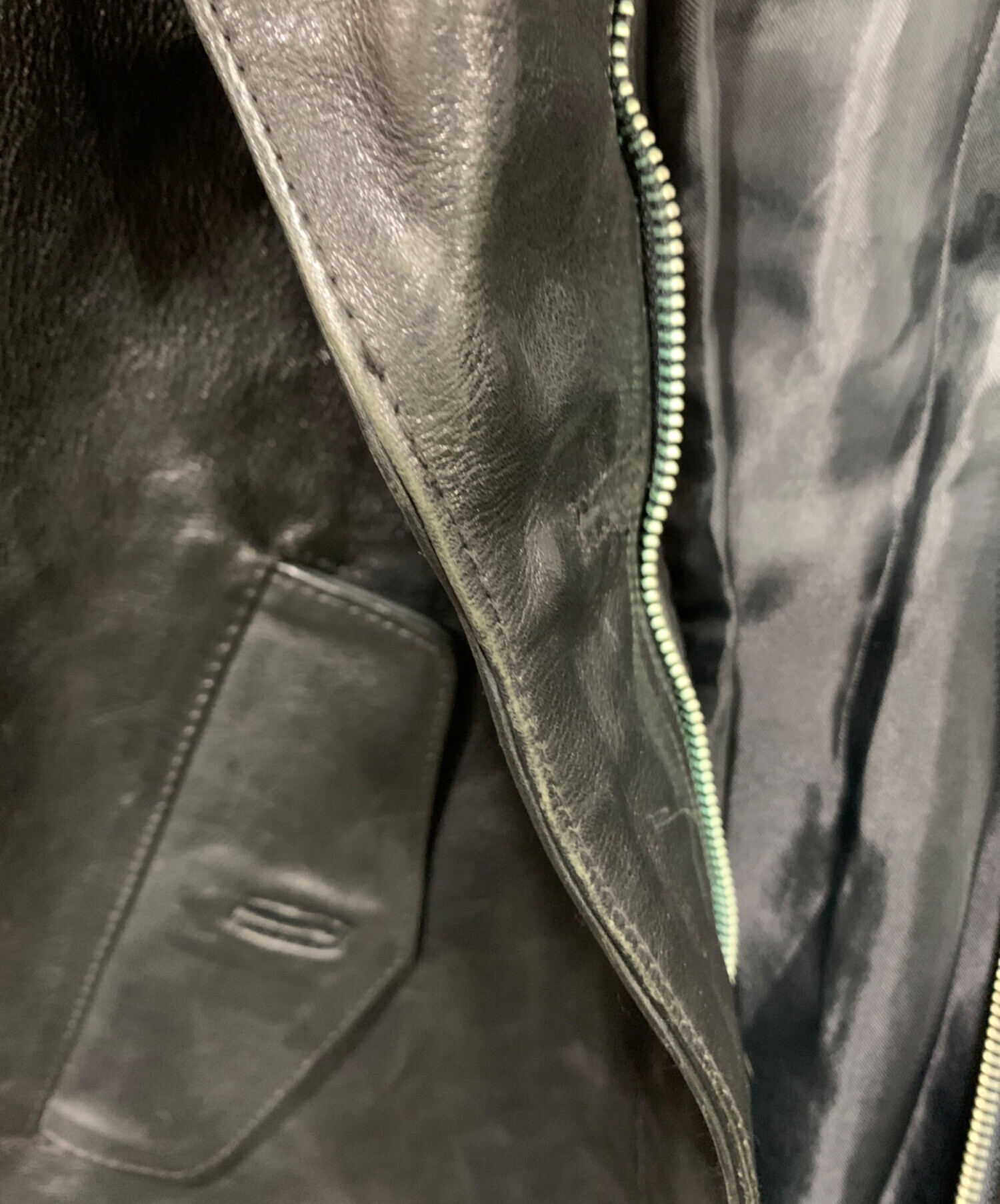 中古・古着通販】Calvin Klein (カルバンクライン) レザージャケット