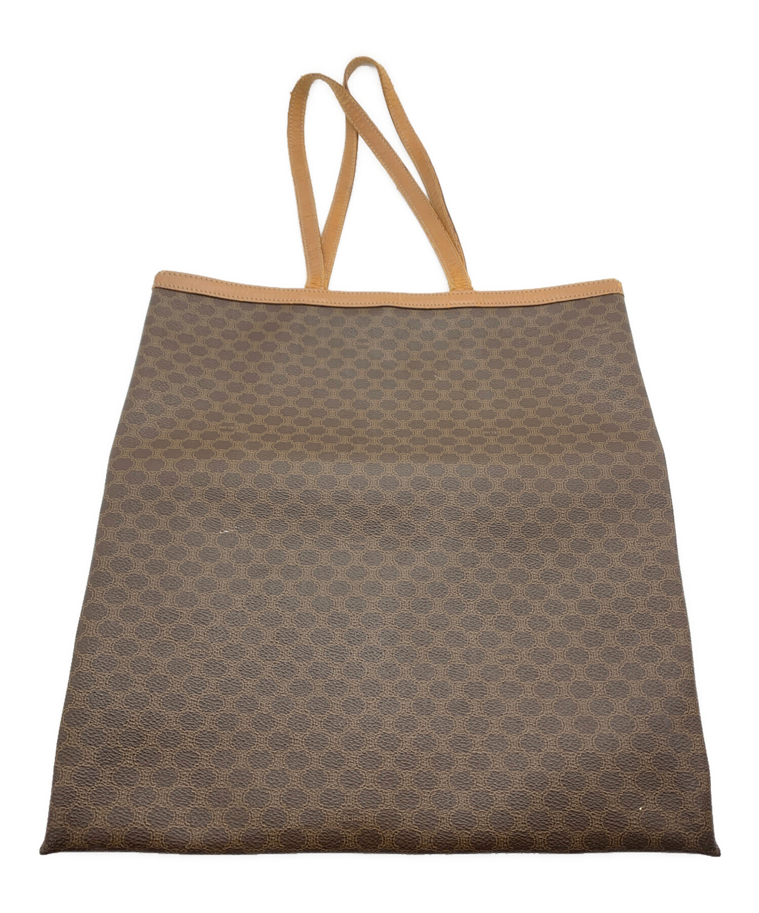 CELINE　セリーヌ　ブラウン　マカダム柄　トートバッグ　未使用保管品 中古・古着通販】CELINE (セリーヌ) トートバッグ マカダム ブラウン