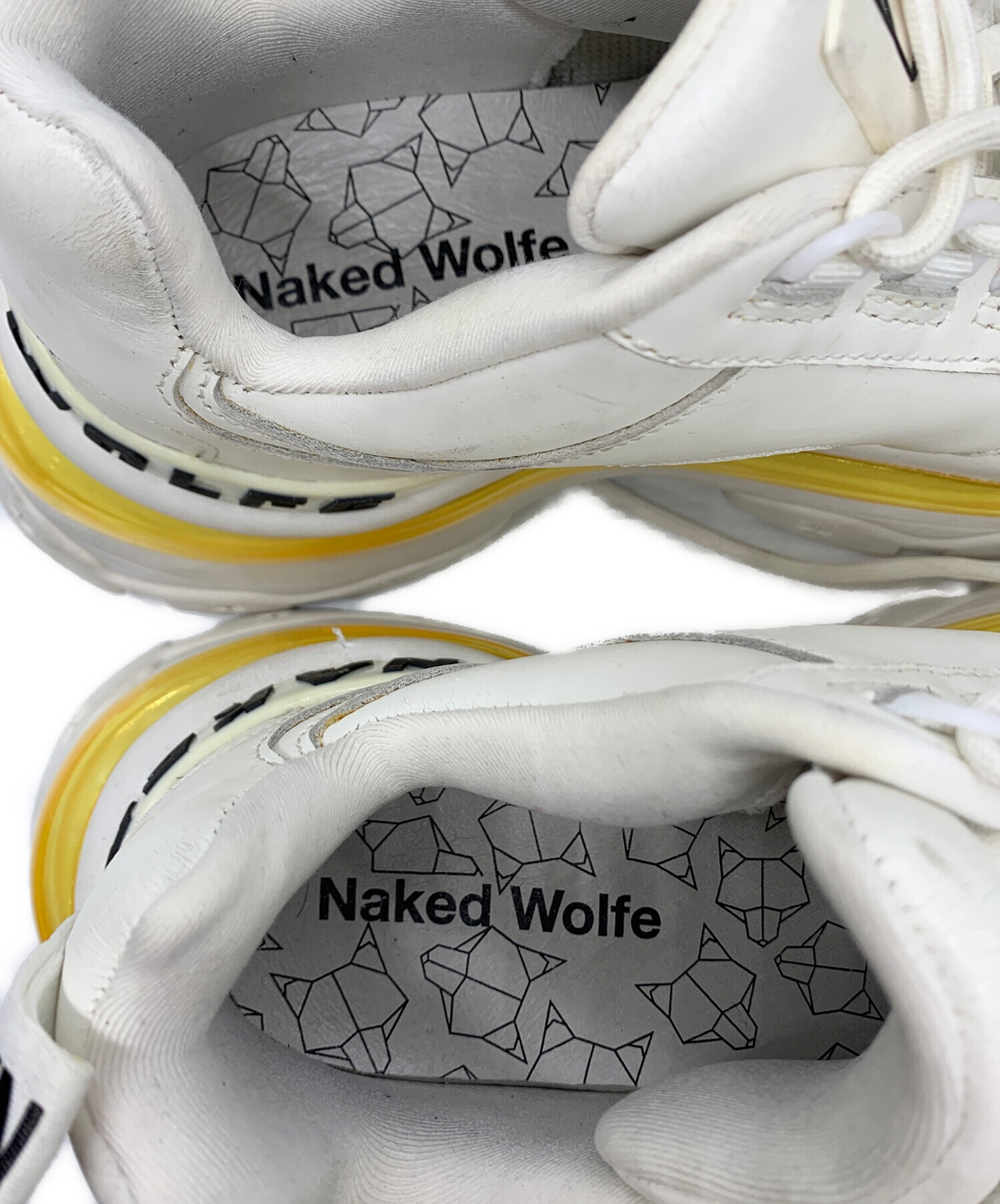 中古・古着通販】NAKED WOLFE (ネイキッドウルフ) STRENGTH ホワイト