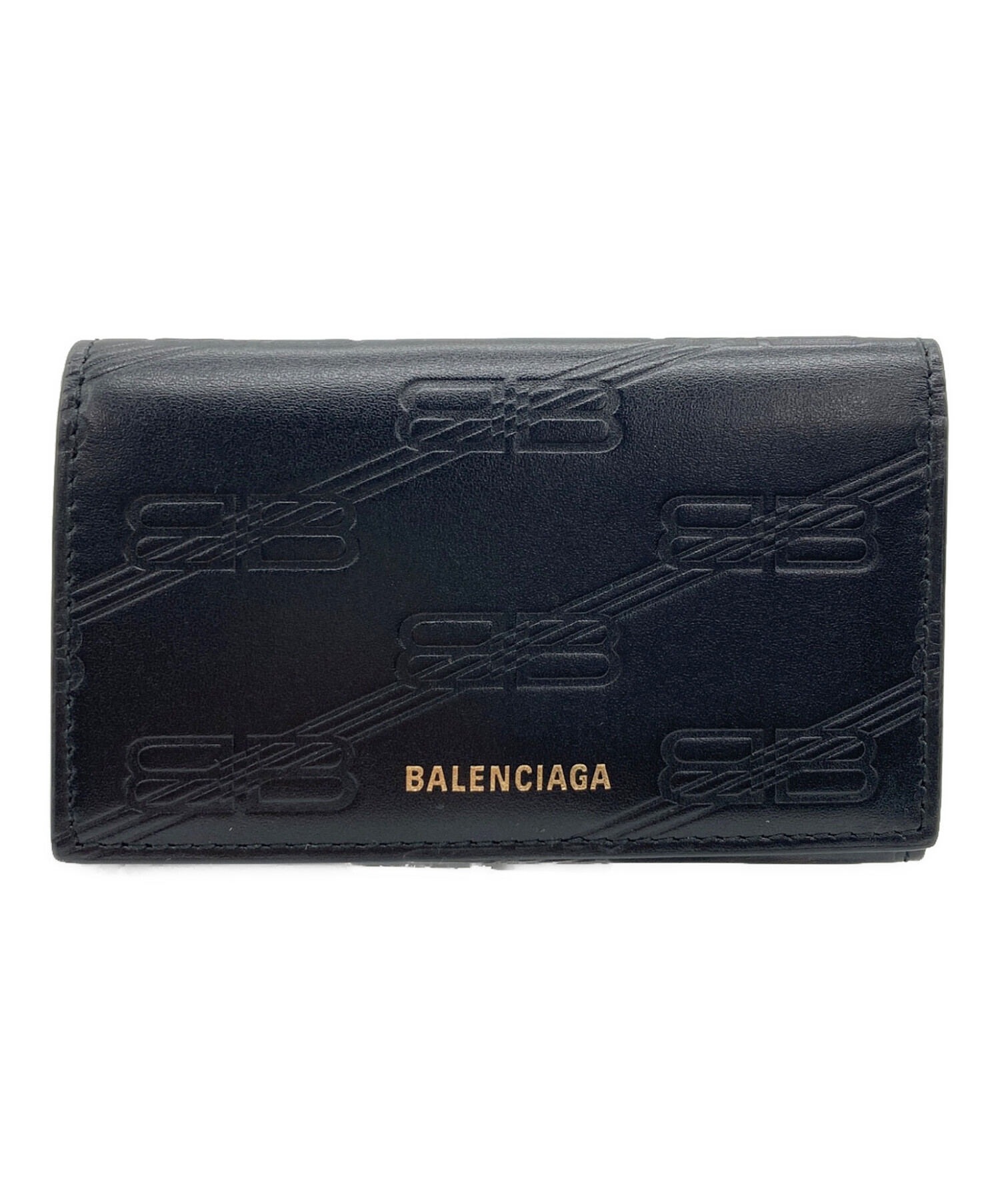 BALENCIAGA バレンシアガ BB モノグラム キーケース値下げ不可 中古・古着通販】BALENCIAGA (バレンシアガ) BBモノグラムキーケース