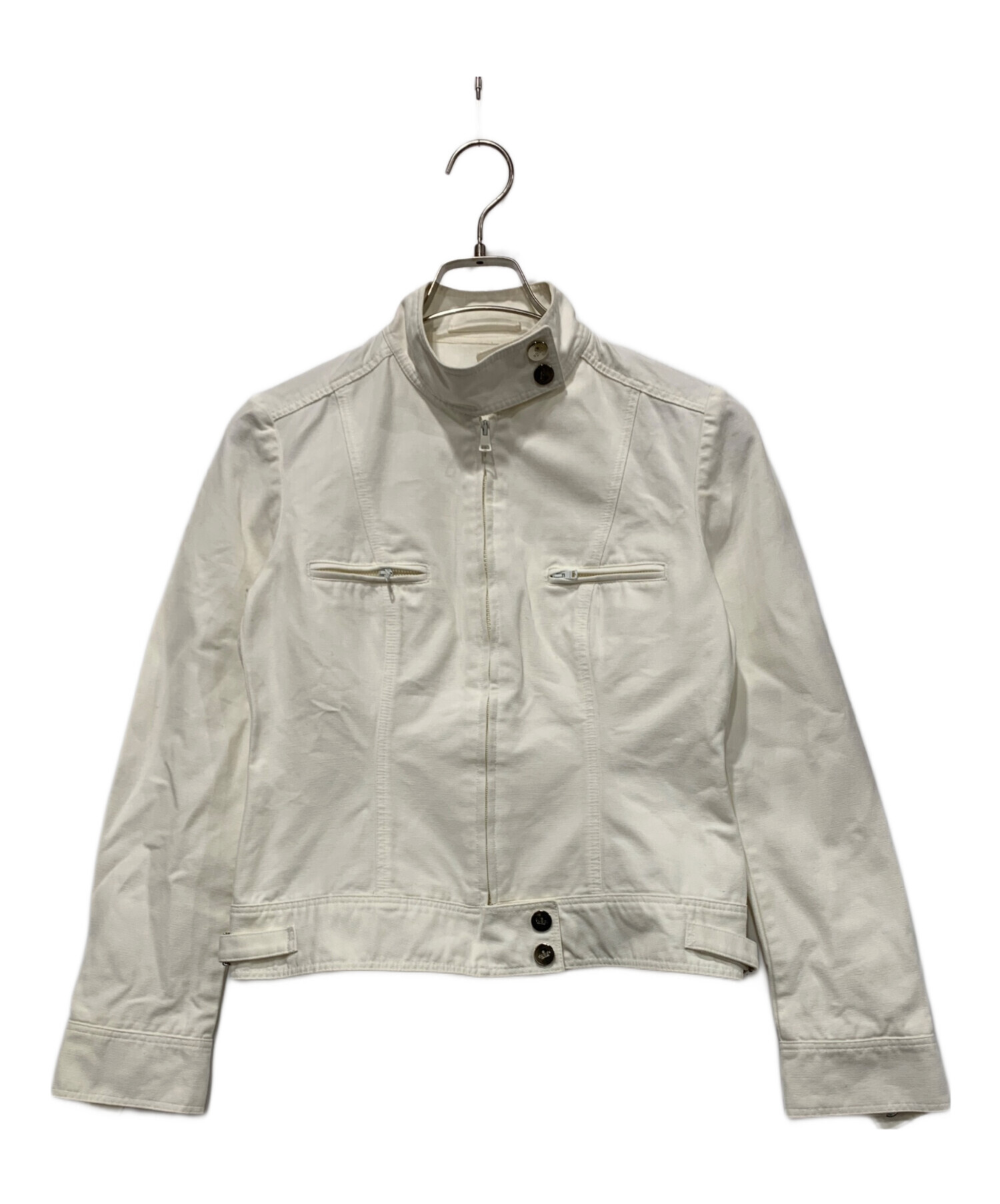 中古・古着通販】GUCCI (グッチ) シングルコットンライダース