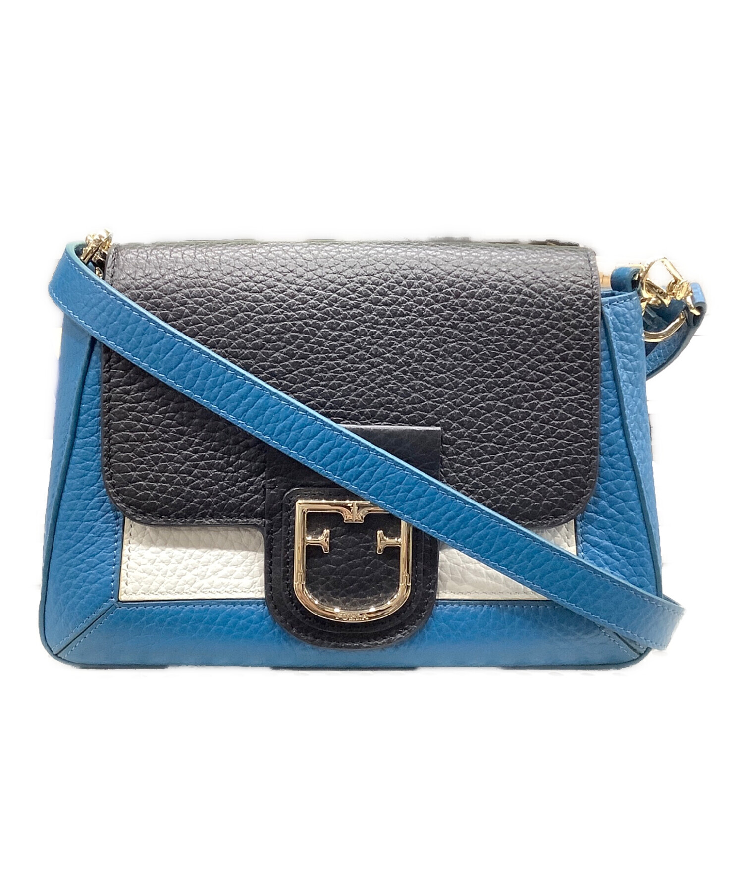 中古・古着通販】FURLA (フルラ) 2WAYショルダーバッグ ネイビー 
