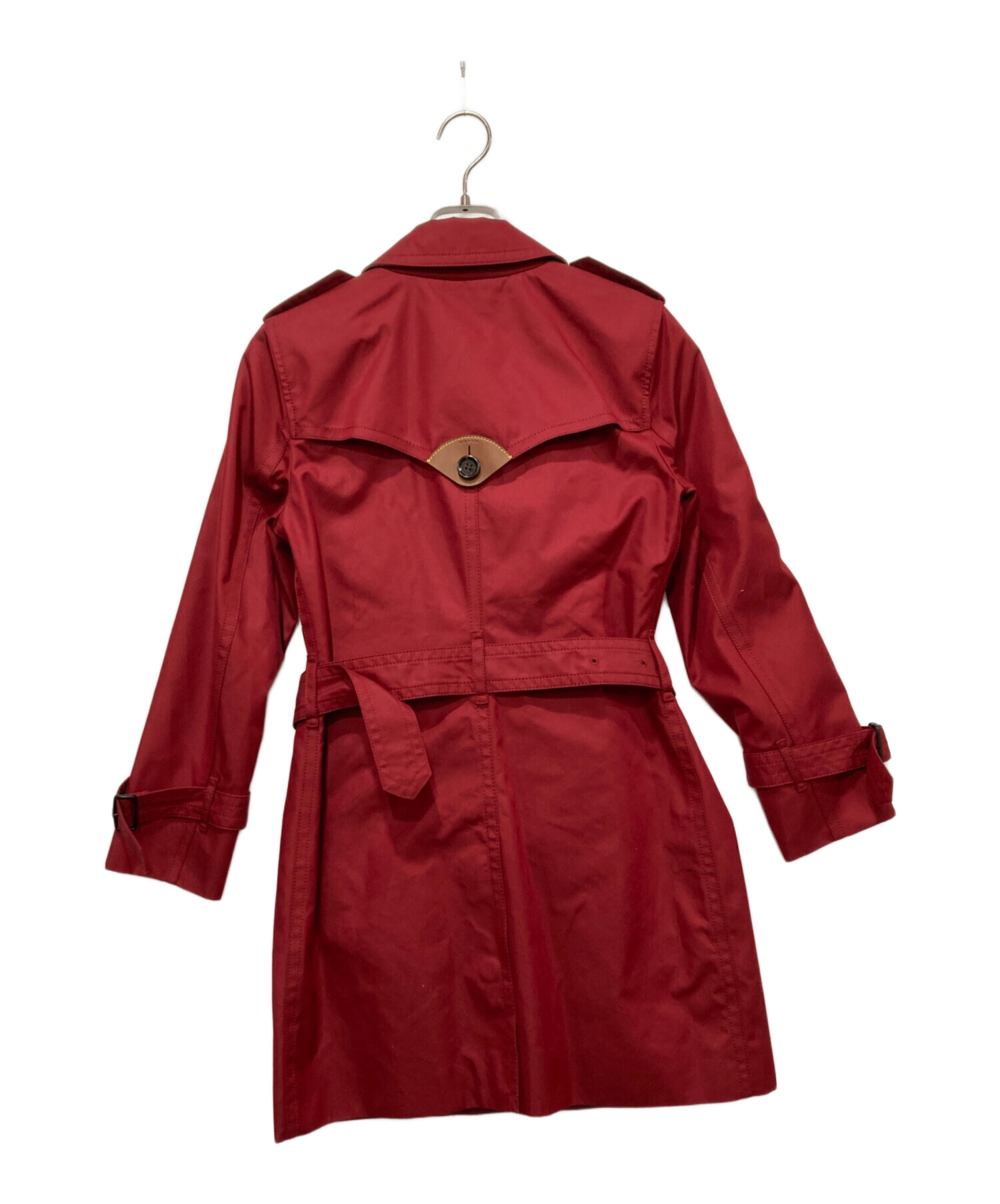 中古・古着通販】COACH (コーチ) トレンチコート レッド サイズ:SP/160