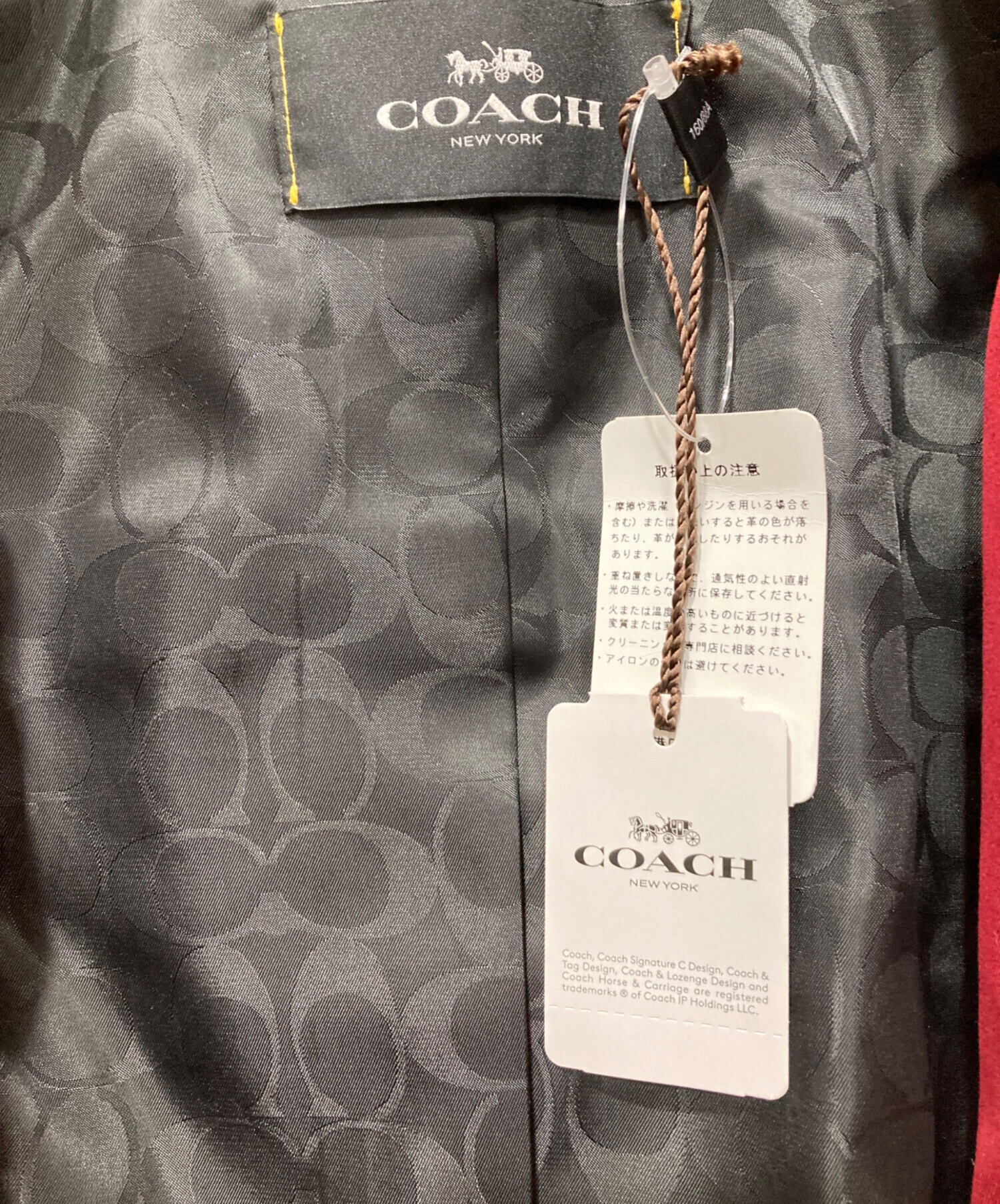 【未使用品】COACHコーチトレンチコート ステンカラー ロング COACH トレンチコート コート トレンチ レディース : ZOZOTOWN Yahoo