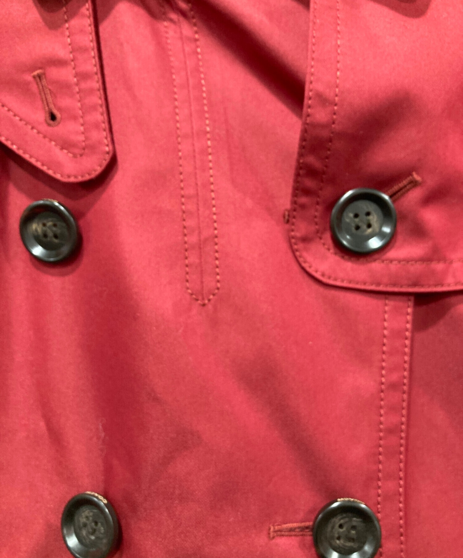 中古・古着通販】COACH (コーチ) トレンチコート レッド サイズ:SP/160