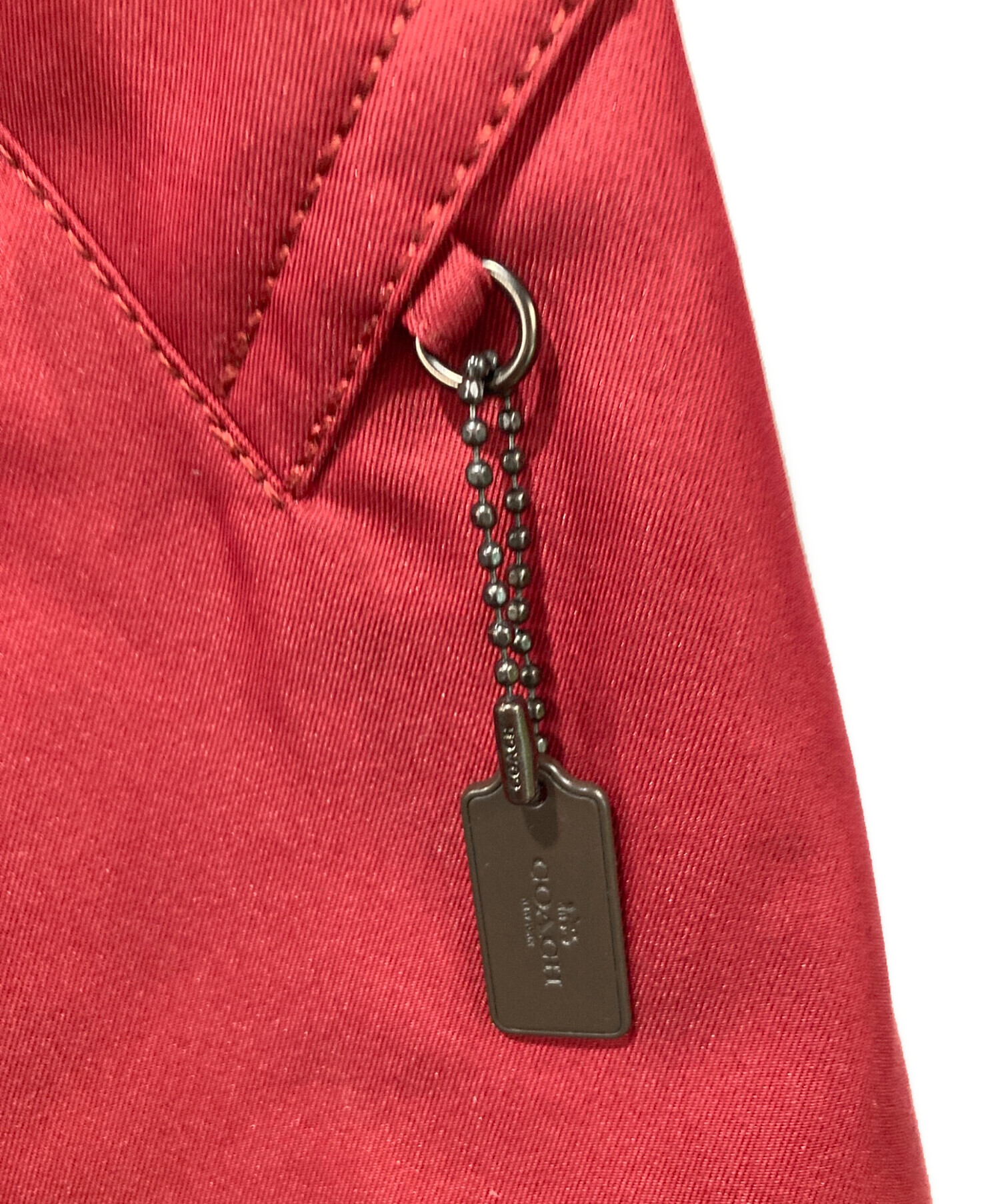 中古・古着通販】COACH (コーチ) トレンチコート レッド サイズ:SP/160