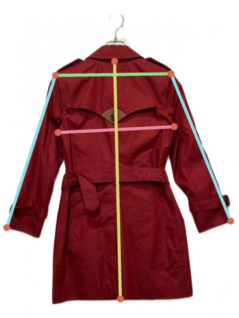 中古・古着通販】COACH (コーチ) トレンチコート レッド サイズ:SP/160