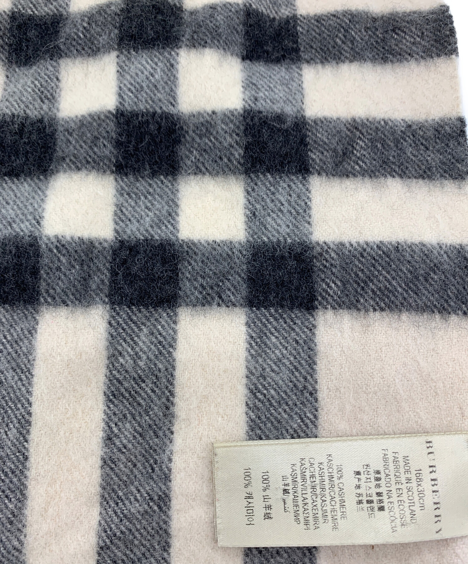 BURBERRY カシミヤ100% ノバチェック マフラー バーバリーズ BURBERRYS 