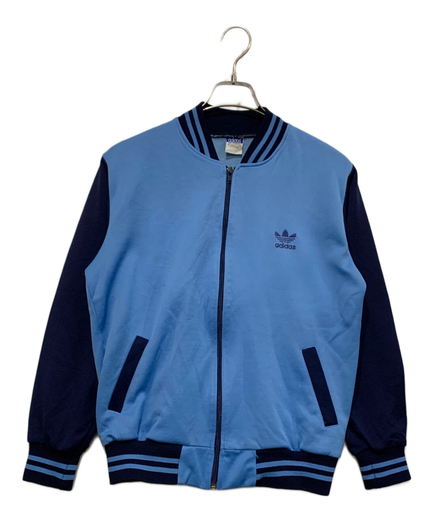 70s〜80s adidas トラックジャケット 青 水色 ブルー デサント