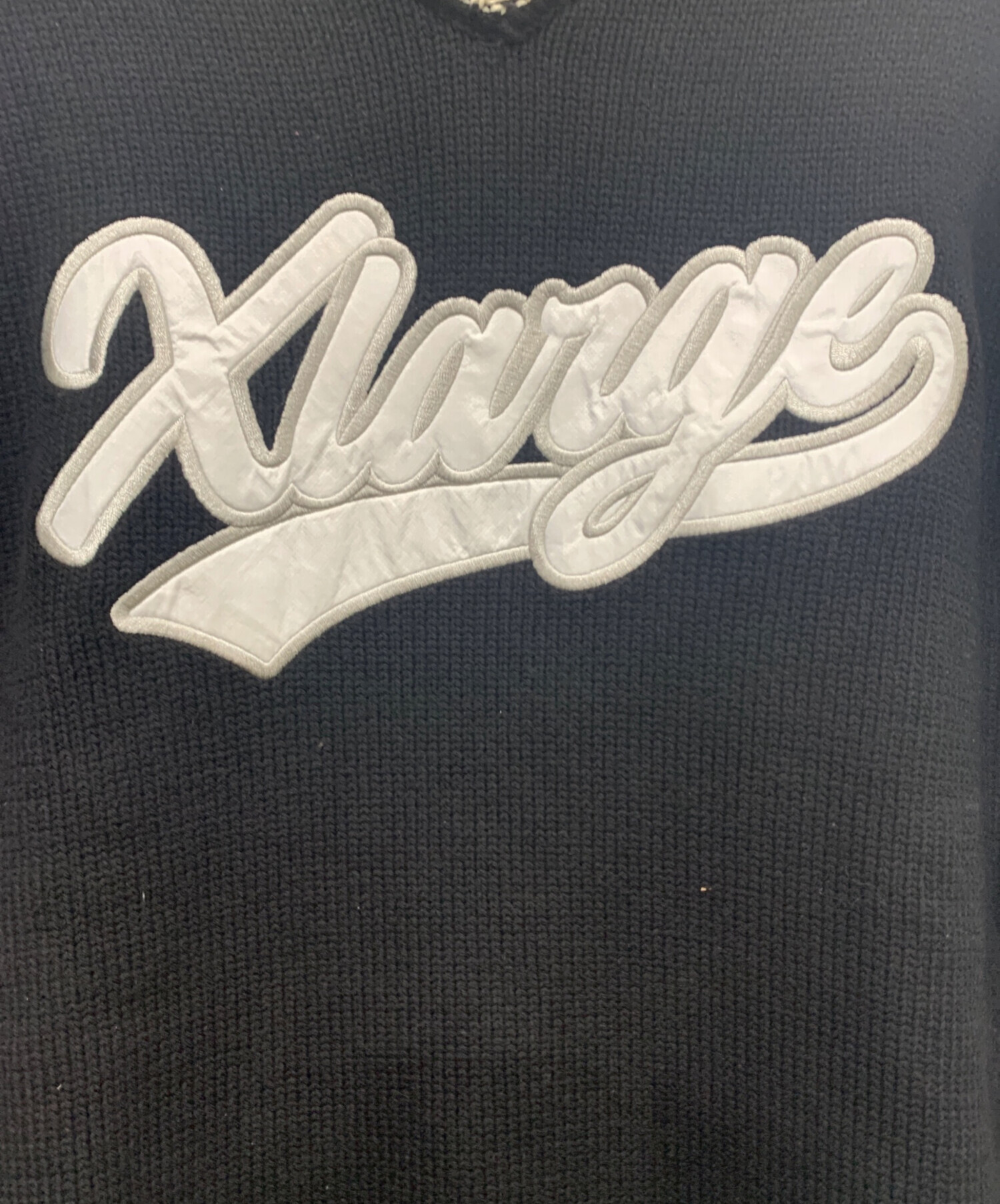 中古・古着通販】X-LARGE (エクストララージ) 厚手ニット ブラック