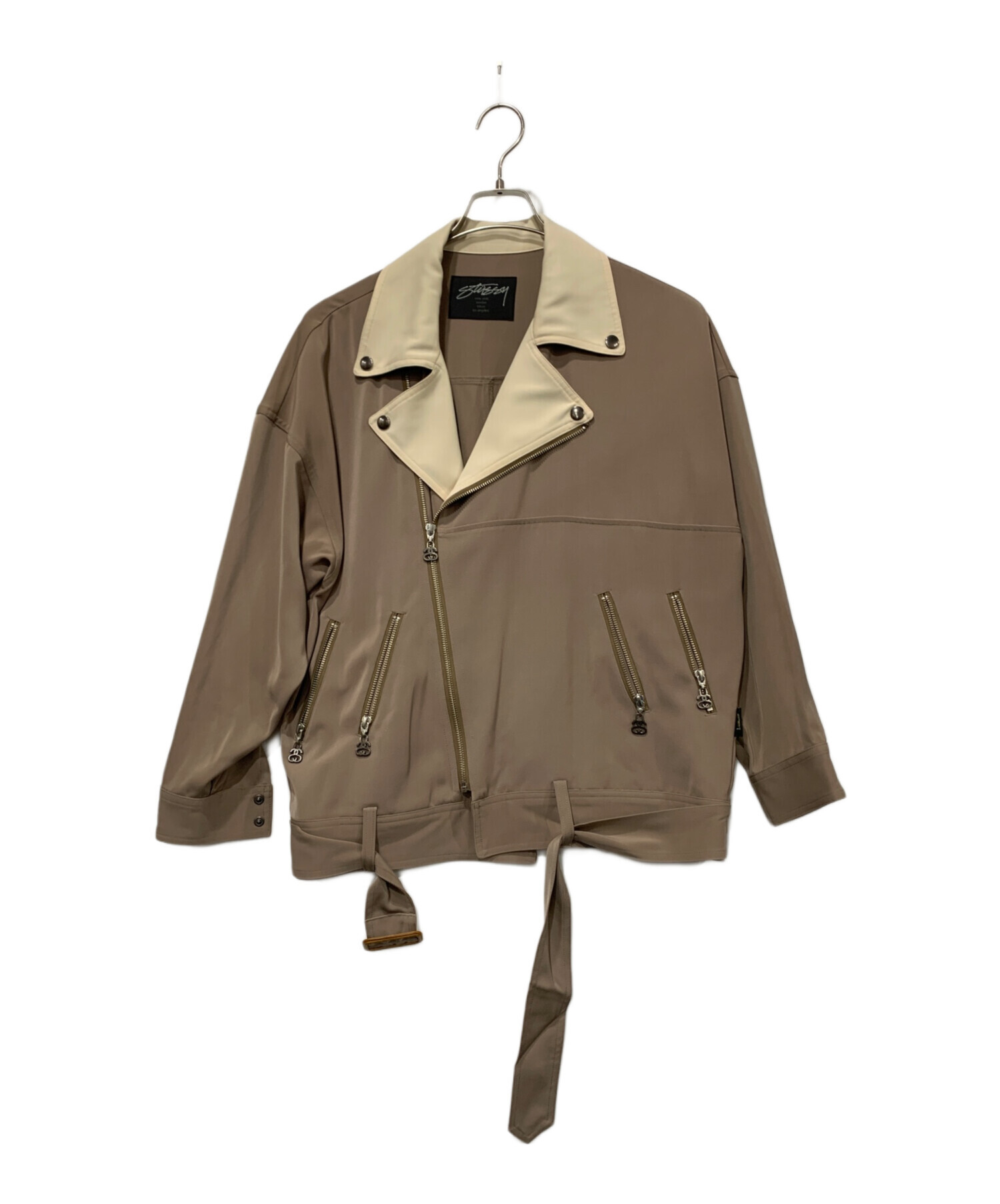 中古・古着通販】stussy (ステューシー) ナイロンライダースジャケット 