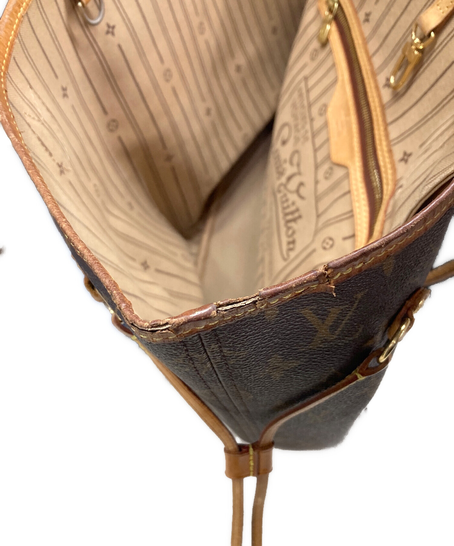 おみくじ　Louis Vuitton ブラウン トートバッグ 中古・古着通販】LOUIS VUITTON (ルイ ヴィトン) トートバッグ