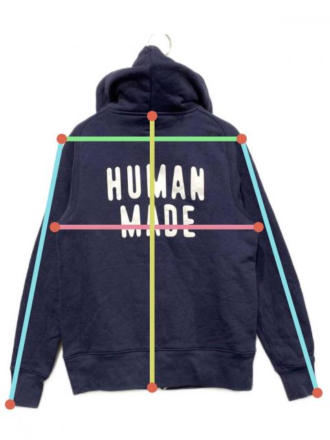 中古・古着通販】HUMAN MADE (ヒューマンメイド) ジップパーカー