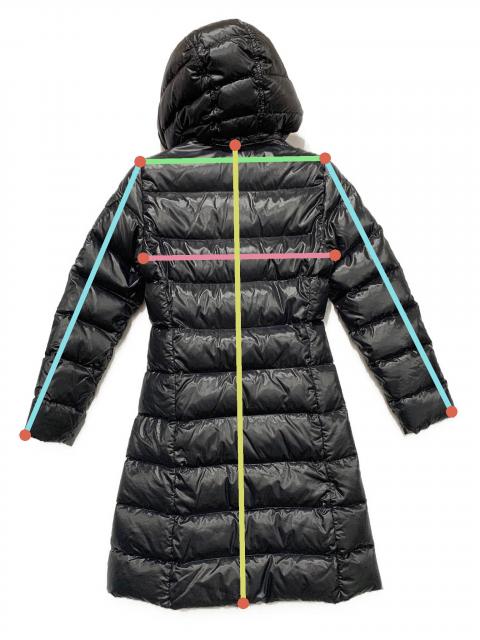 中古・古着通販】MONCLER (モンクレール) MOKAダウンコート ブラック