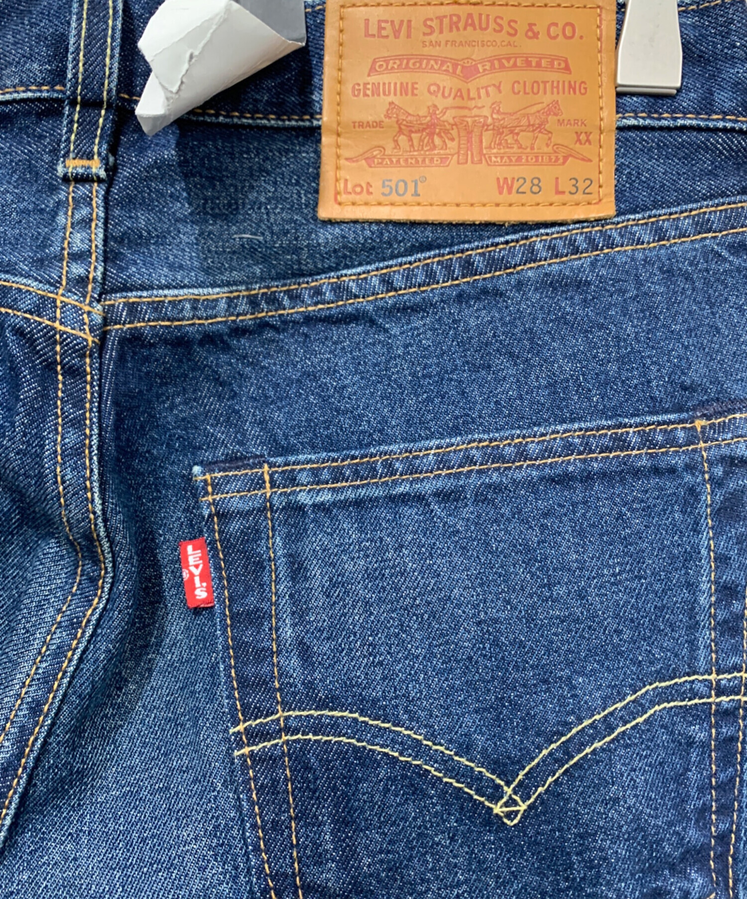 中古・古着通販】LEVI'S (リーバイス) 501デニムパンツ インディゴ