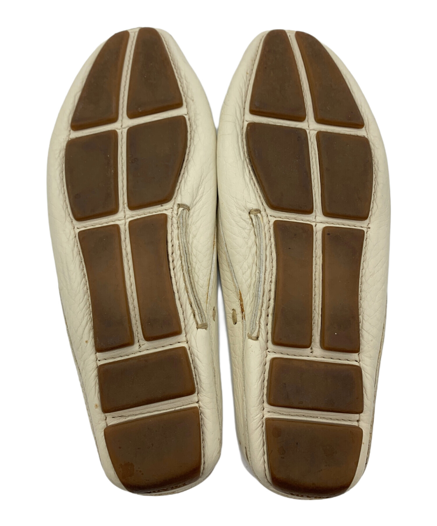 中古・古着通販】PRADA (プラダ) ドライビングシューズ ホワイト