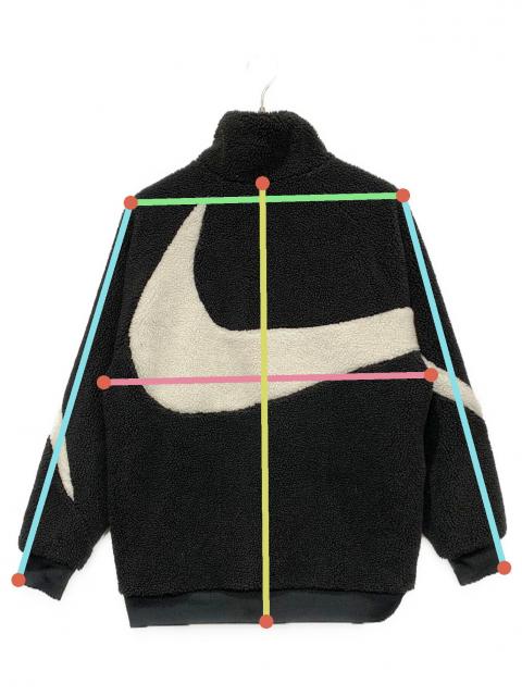 中古・古着通販】NIKE (ナイキ) リバーシブルジャケット ブラック