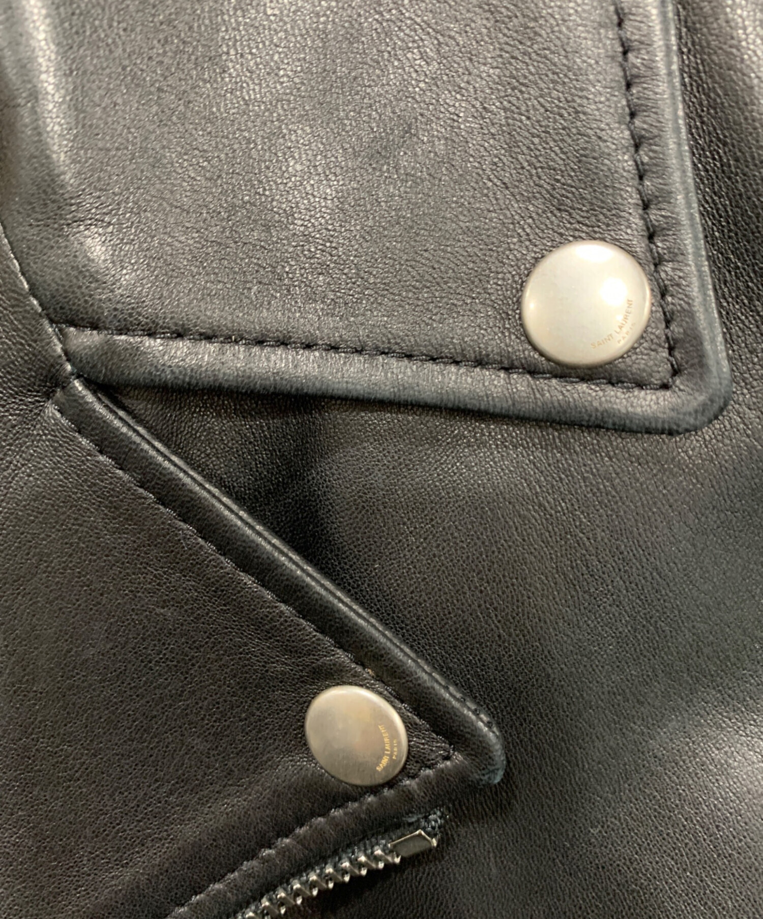 中古・古着通販】Saint Laurent Paris (サンローランパリ) ライダース