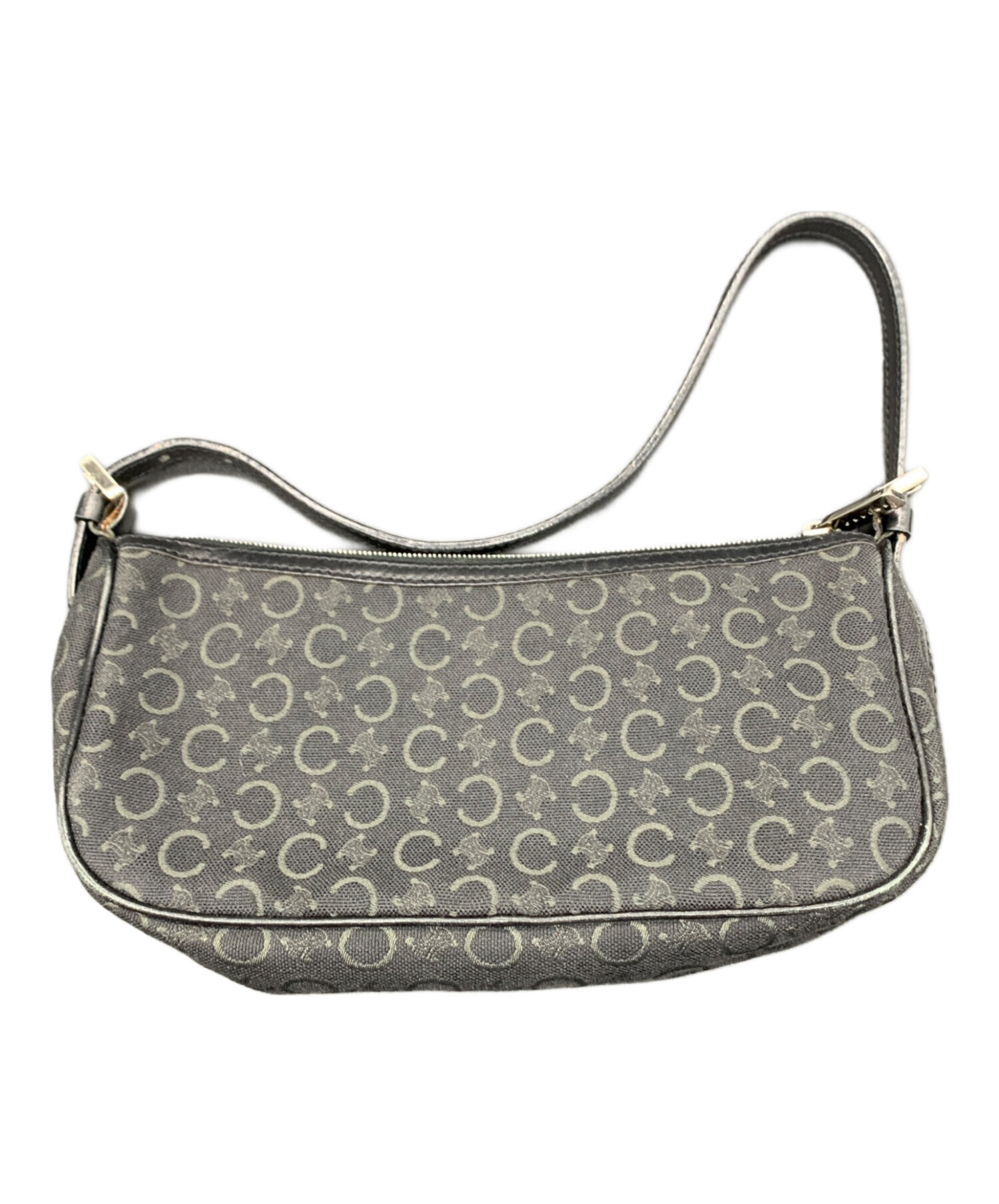 美品 CELINE セリーヌ アクセサリーポーチ マカダム ワンショルダー セリーヌ CELINE ワンショルダーバッグ アクセサリーポーチ マカダム柄