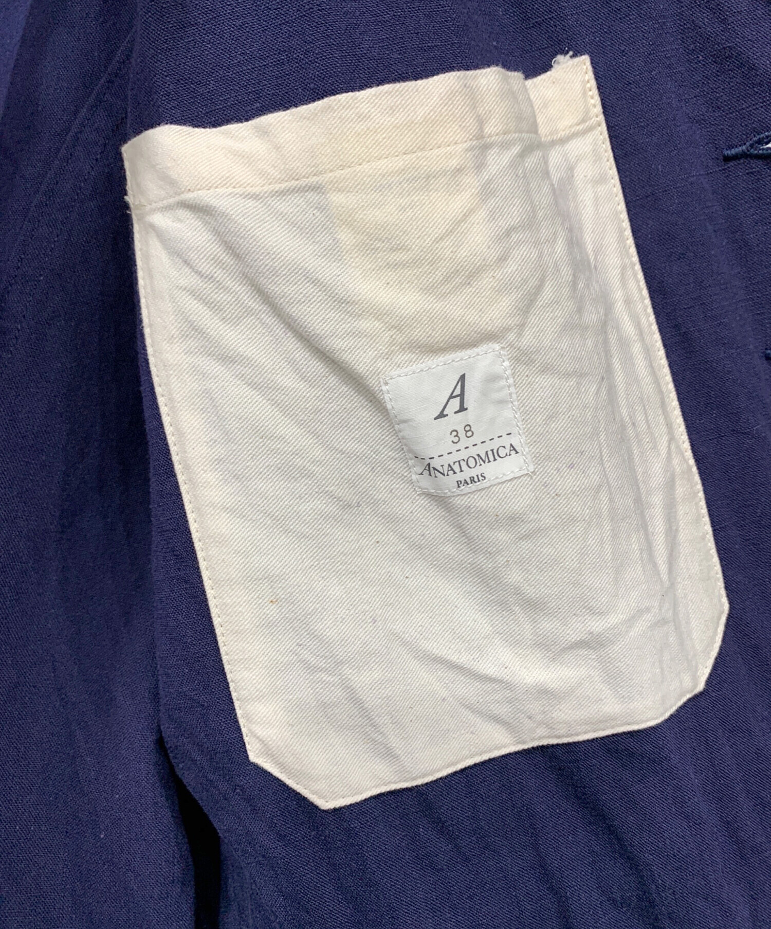 中古・古着通販】ANATOMICA (アナトミカ) ドルマンジャケット ネイビー