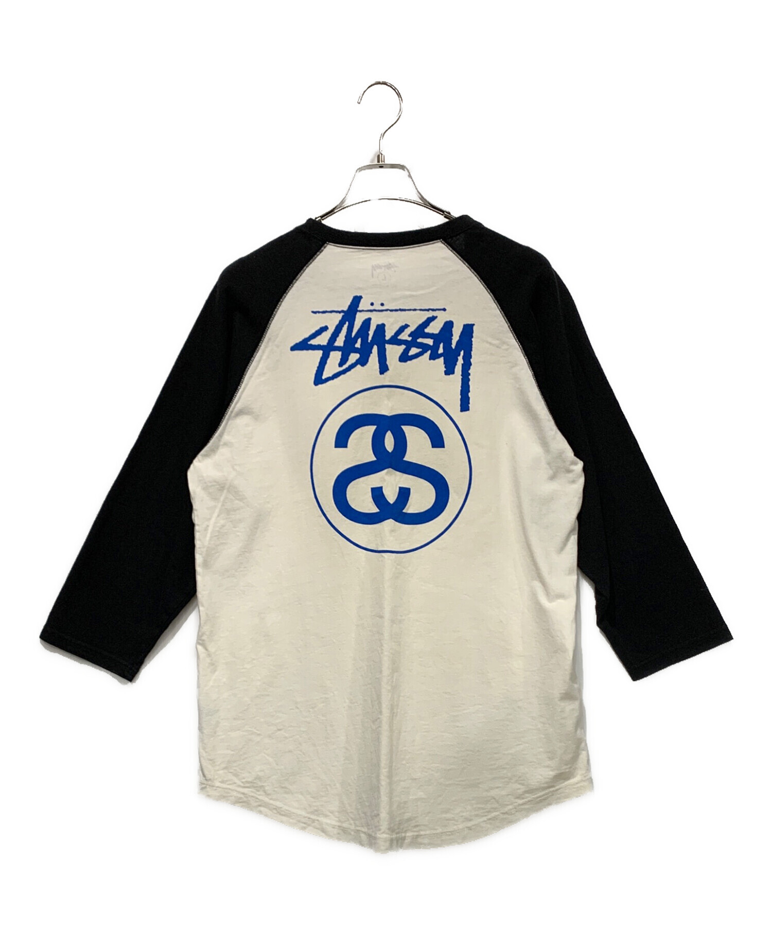 中古・古着通販】stussy (ステューシー) 7分袖Tシャツ ホワイト 