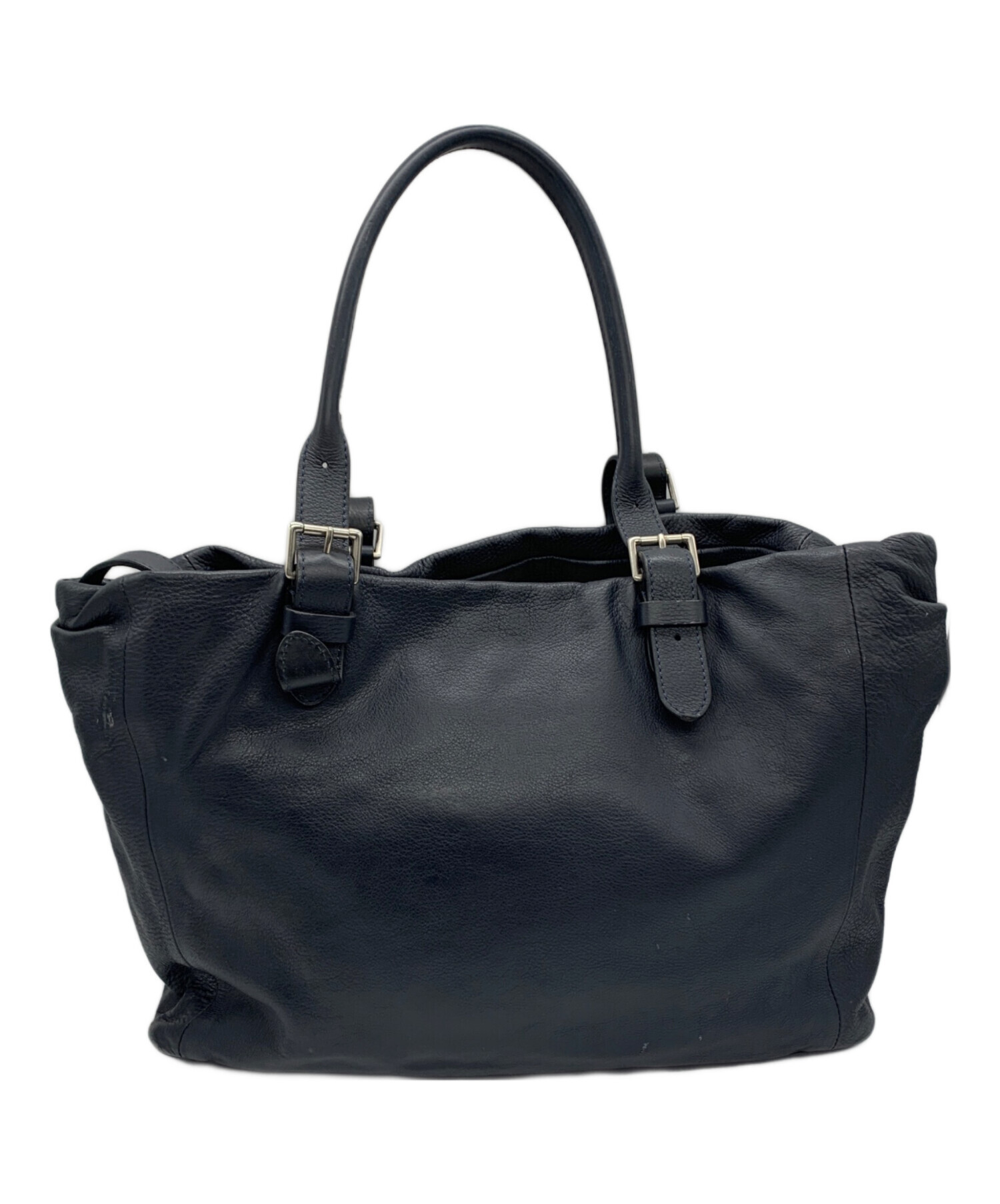 中古・古着通販】Felisi (フェリージ) レザートートバッグ ネイビー