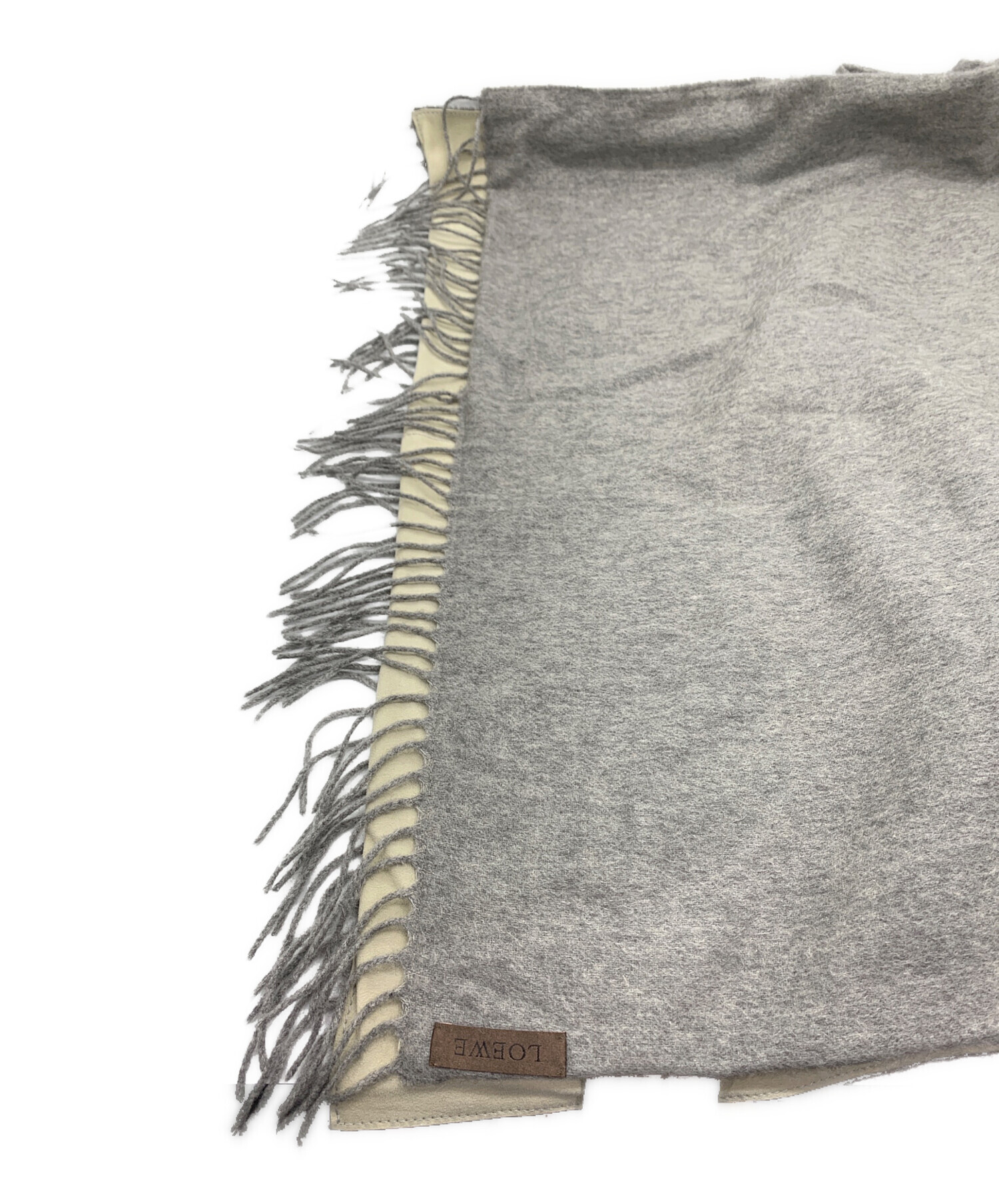 中古・古着通販】LOEWE (ロエベ) マフラー グレー｜ブランド・古着通販