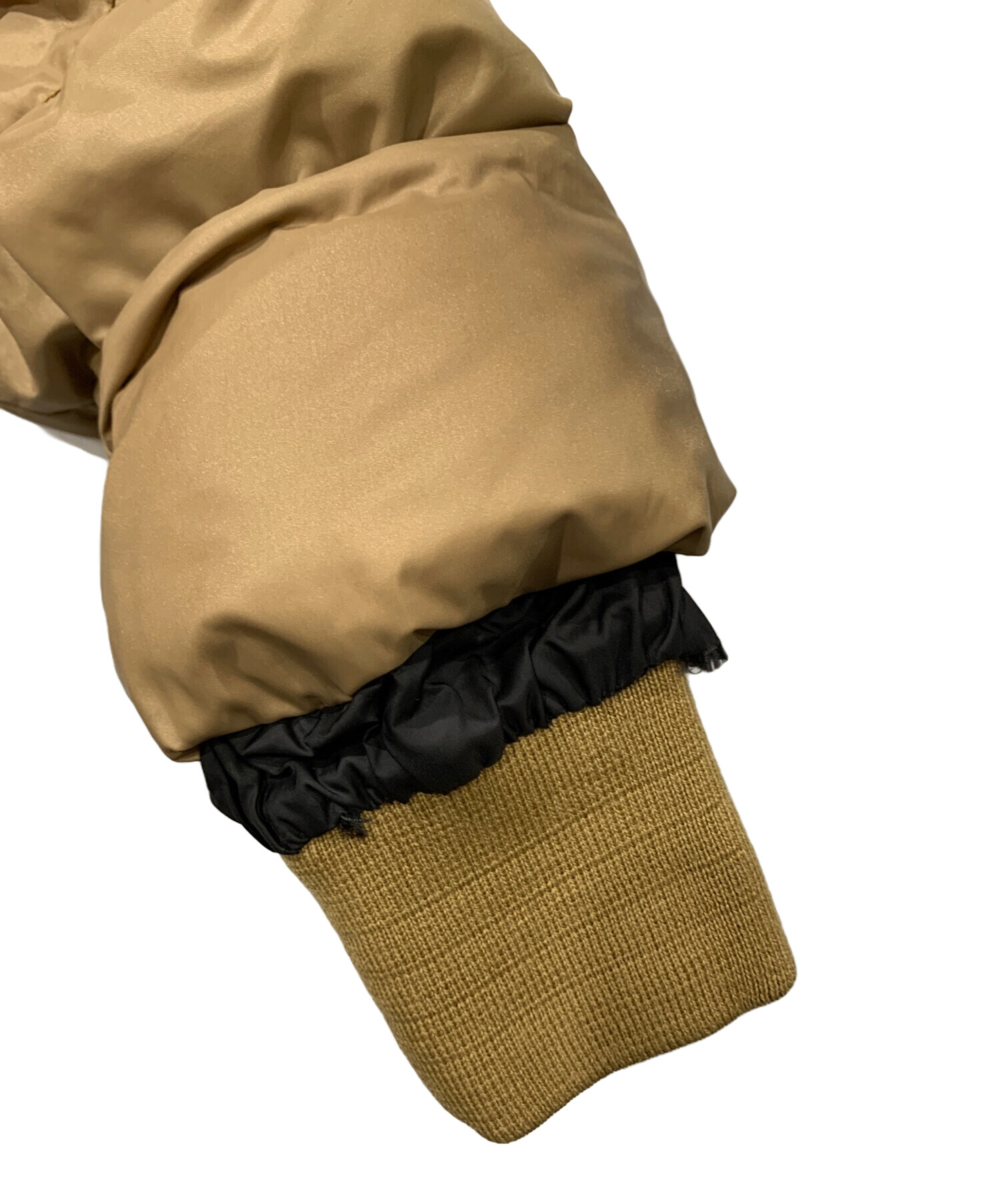 訳あり【MONCLER】MESSINA カーキ サイズ0 中古・古着通販】MONCLER (モンクレール) MESSINAダウンコート カーキ