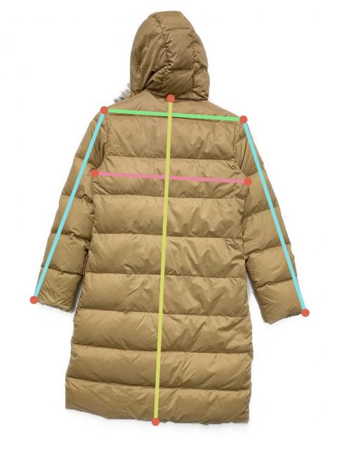 中古・古着通販】MONCLER (モンクレール) MESSINAダウンコート カーキ