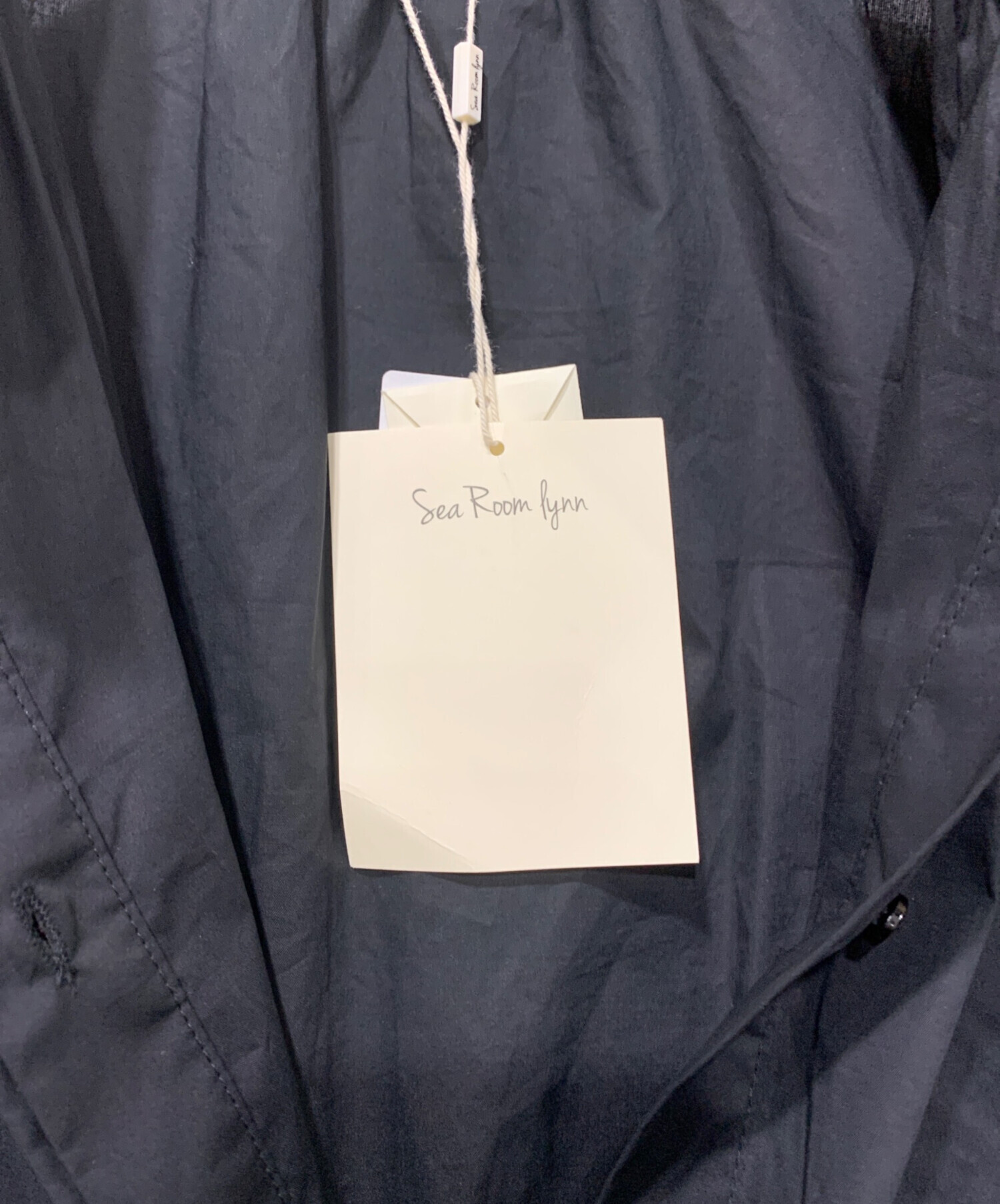 中古・古着通販】Sea Room lynn (シールームリン) 半袖シャツ ブラック 