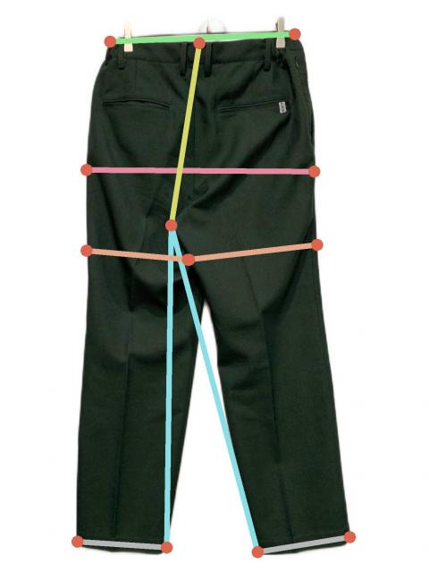 中古・古着通販】PWA (プア) スラックス グリーン サイズ:Mサイズ