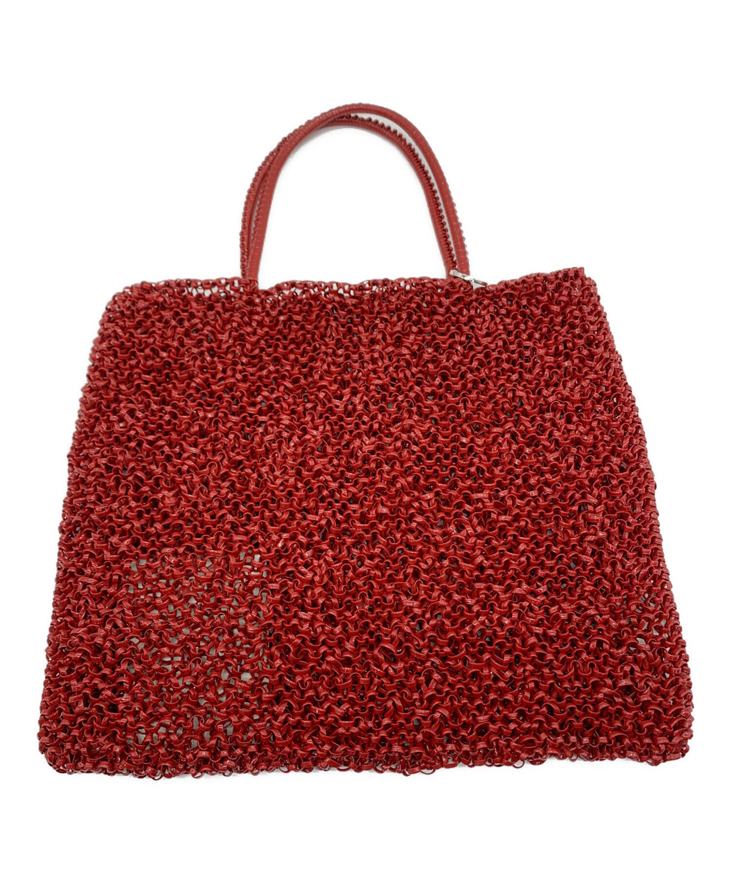 美品・激レア✨ANTEPRIMA ワイヤーバッグ ビジュー　レッド 中古・古着通販】ANTEPRIMA (アンテプリマ) ワイヤーバッグ レッド