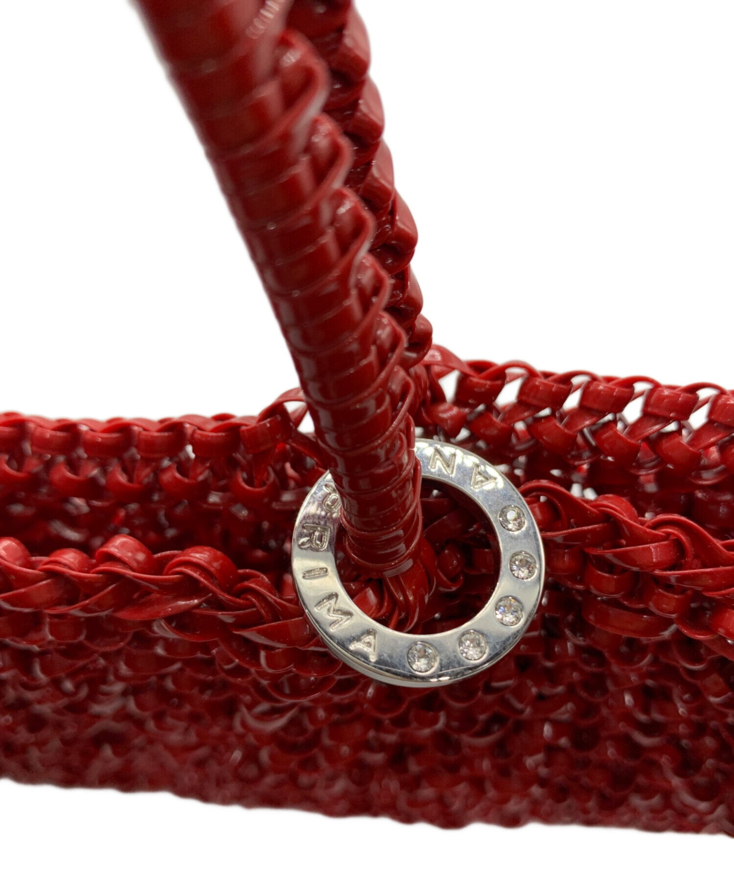 中古・古着通販】ANTEPRIMA (アンテプリマ) ワイヤーバッグ レッド