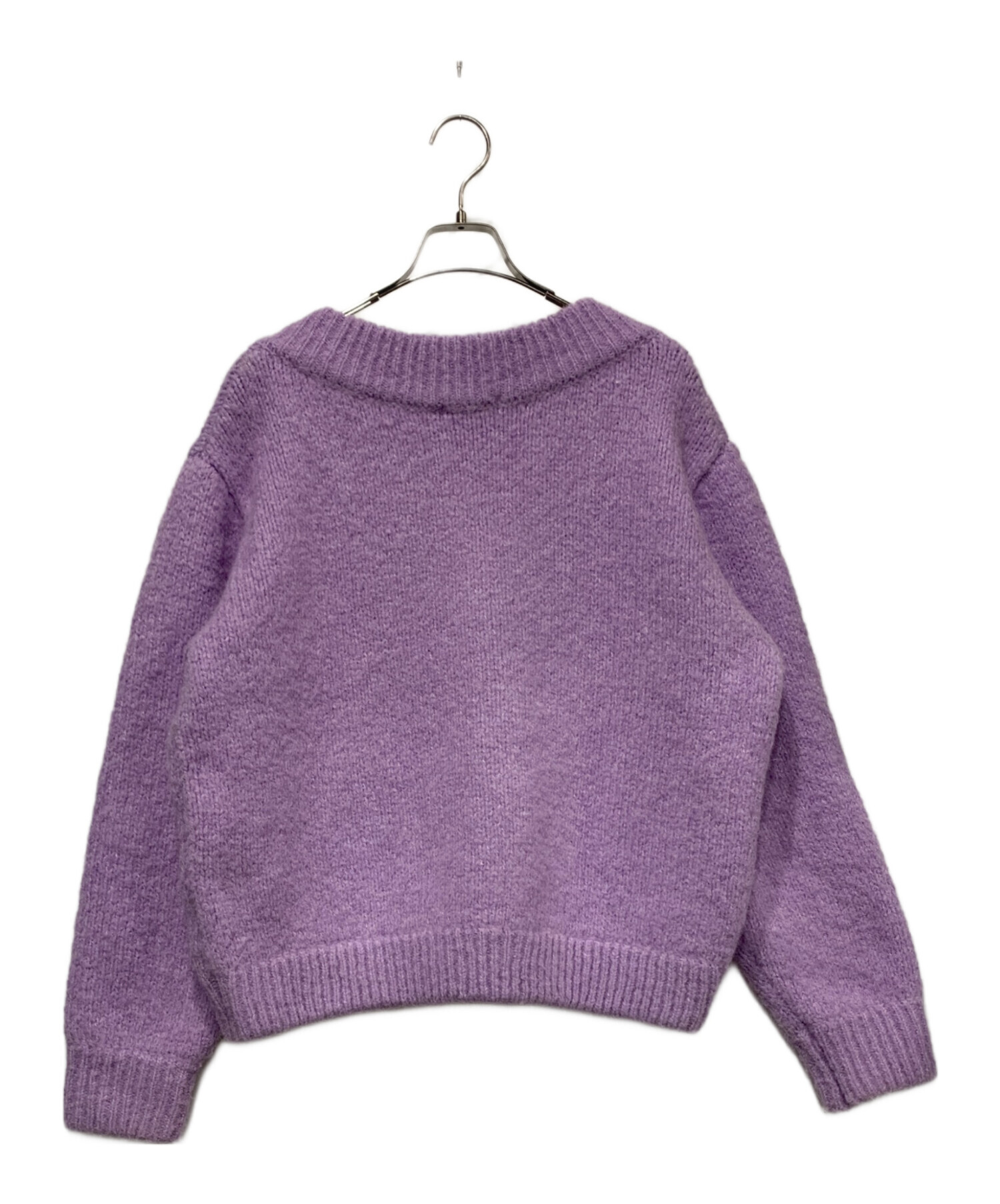 THE TOE ニット 中古・古着通販】THE TOE (ザ・トゥー) 厚手ニット パープル サイズ:M
